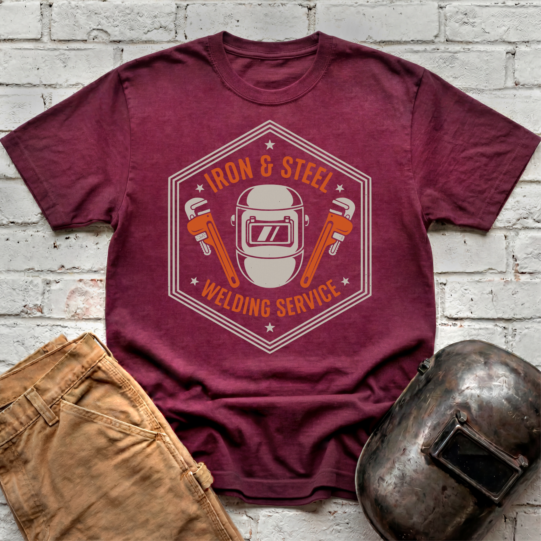 Iron&Steel Welding Service T-shirt