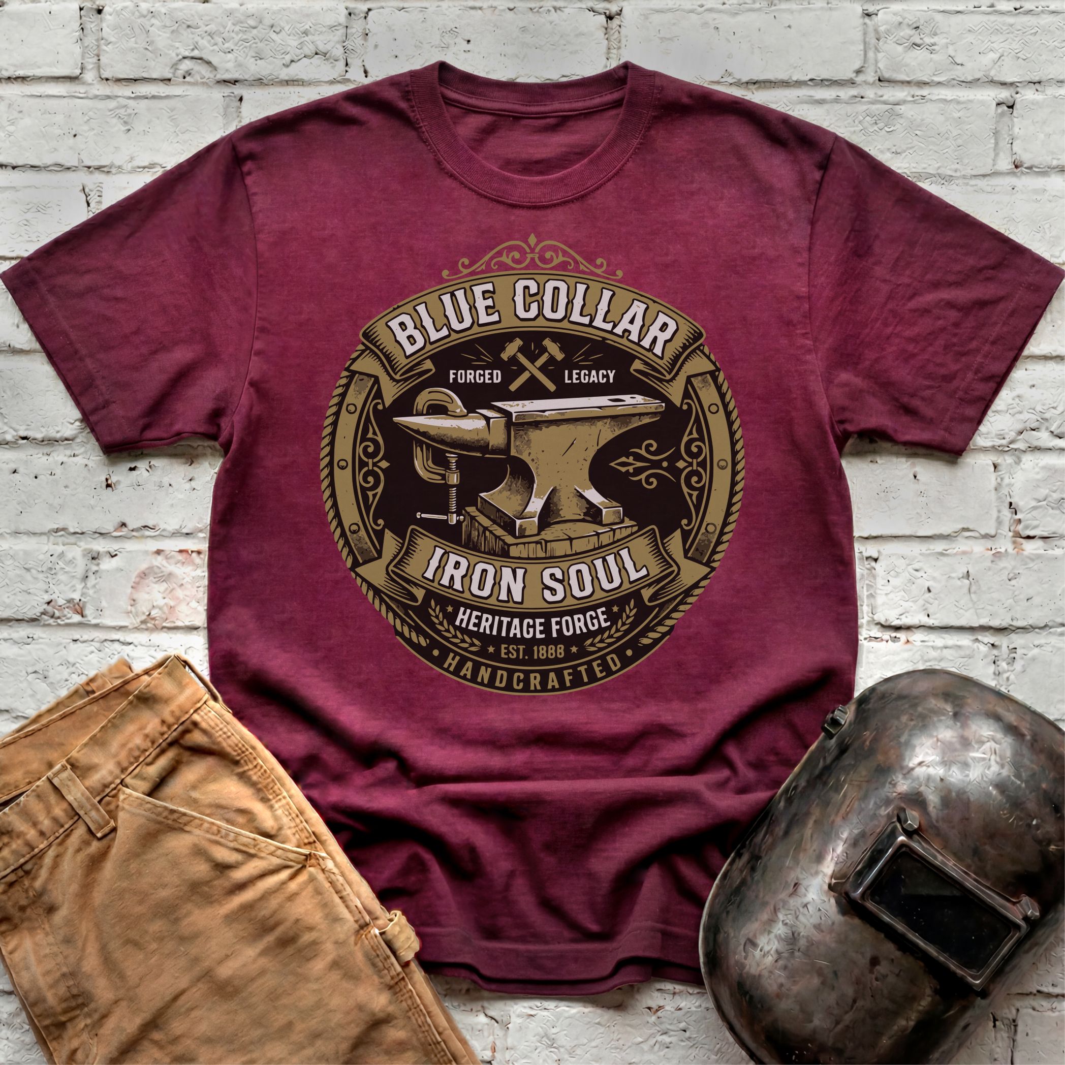 Blue Collar, Iron Soul T-shirt