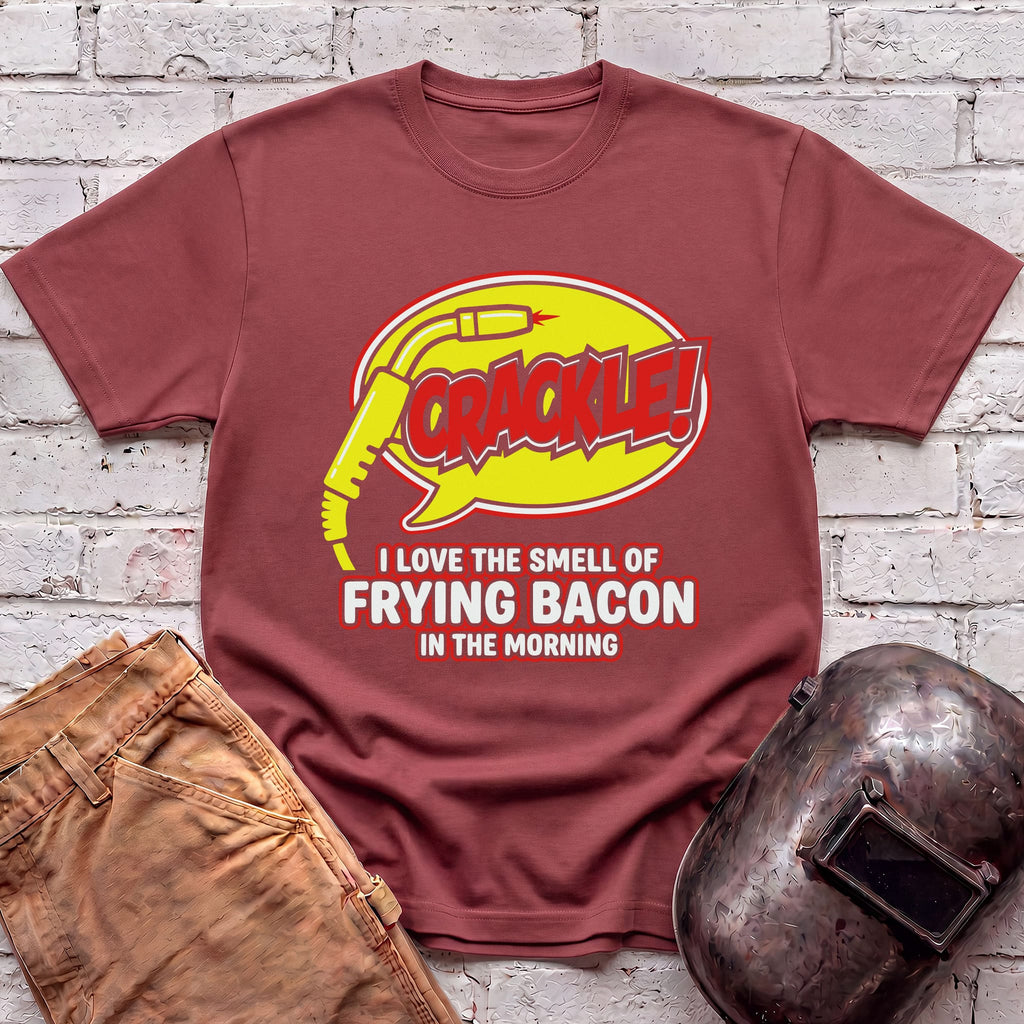 CRACKLE Frying Bacon T-shirt
