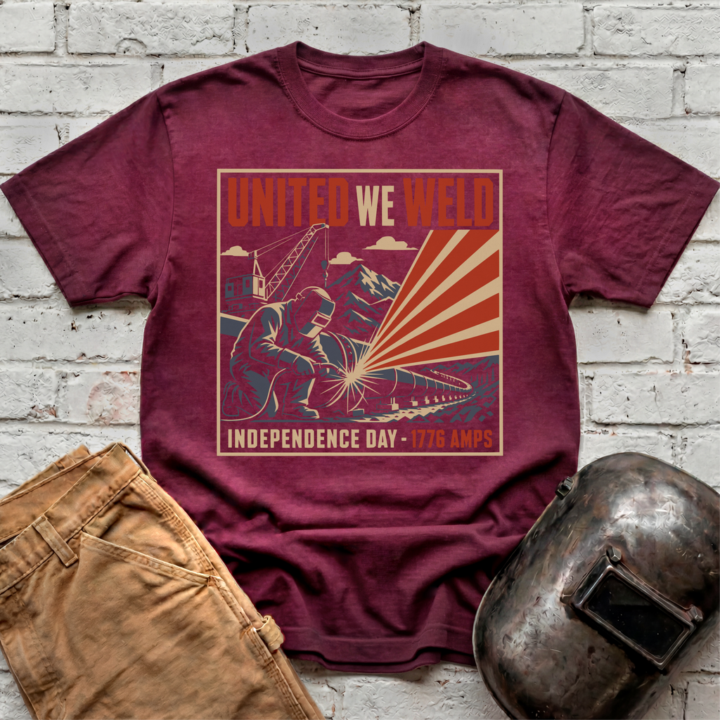 United We Weld Independence DayT-shirt