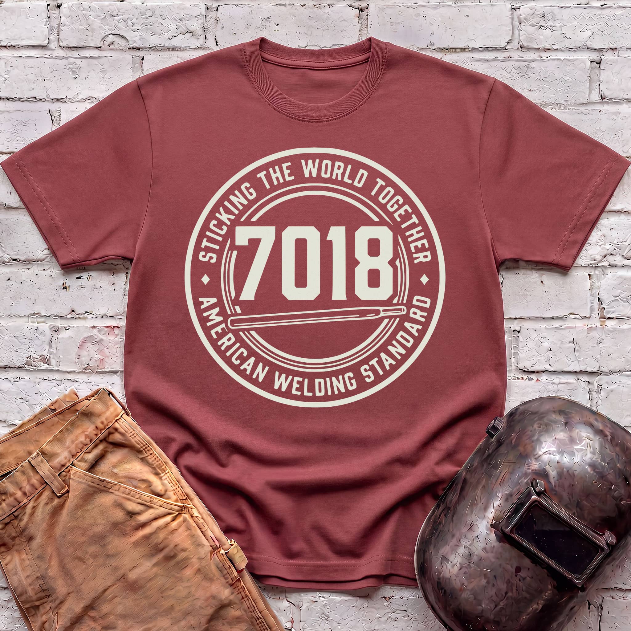 7018 Sticking The World Together T-shirt