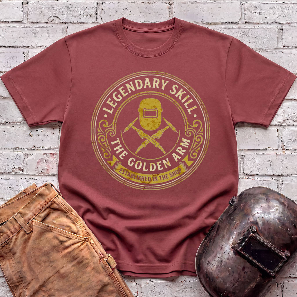 Golden Arm TIG badge T-shirt