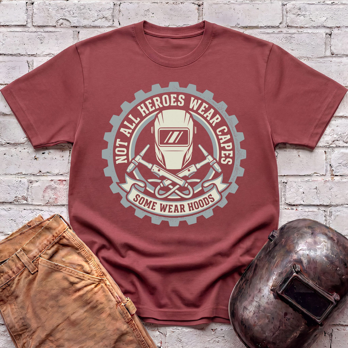 Some Heroes Wear Hoods T-shirt