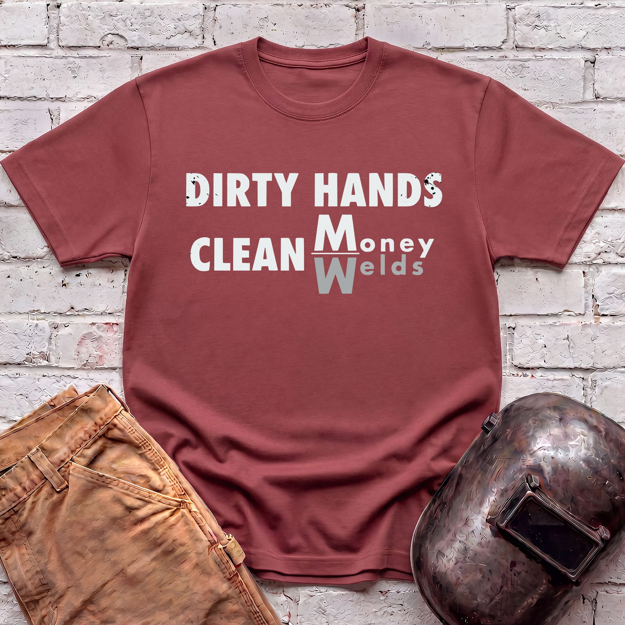 Dirty Hands Clean Money/Welds T-shirt
