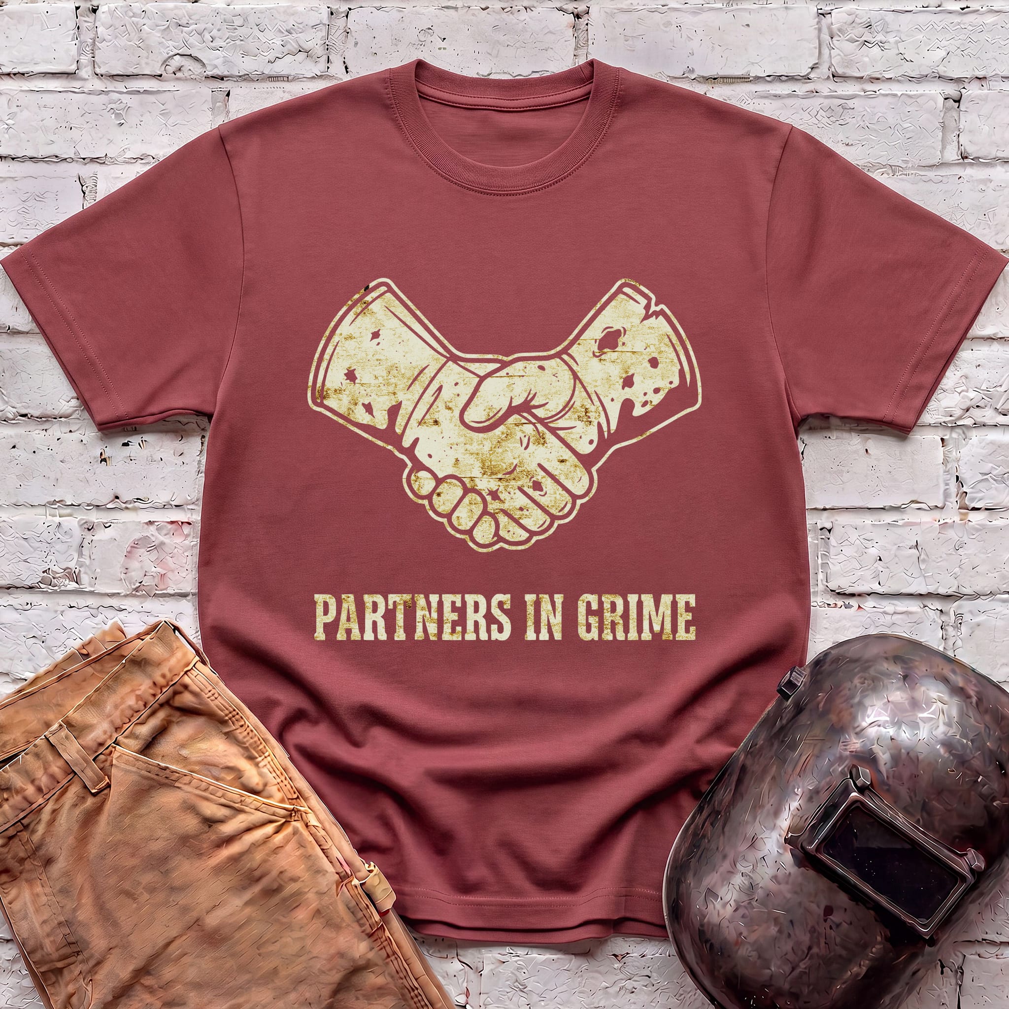 Handshake Partners in Grime T-shirt