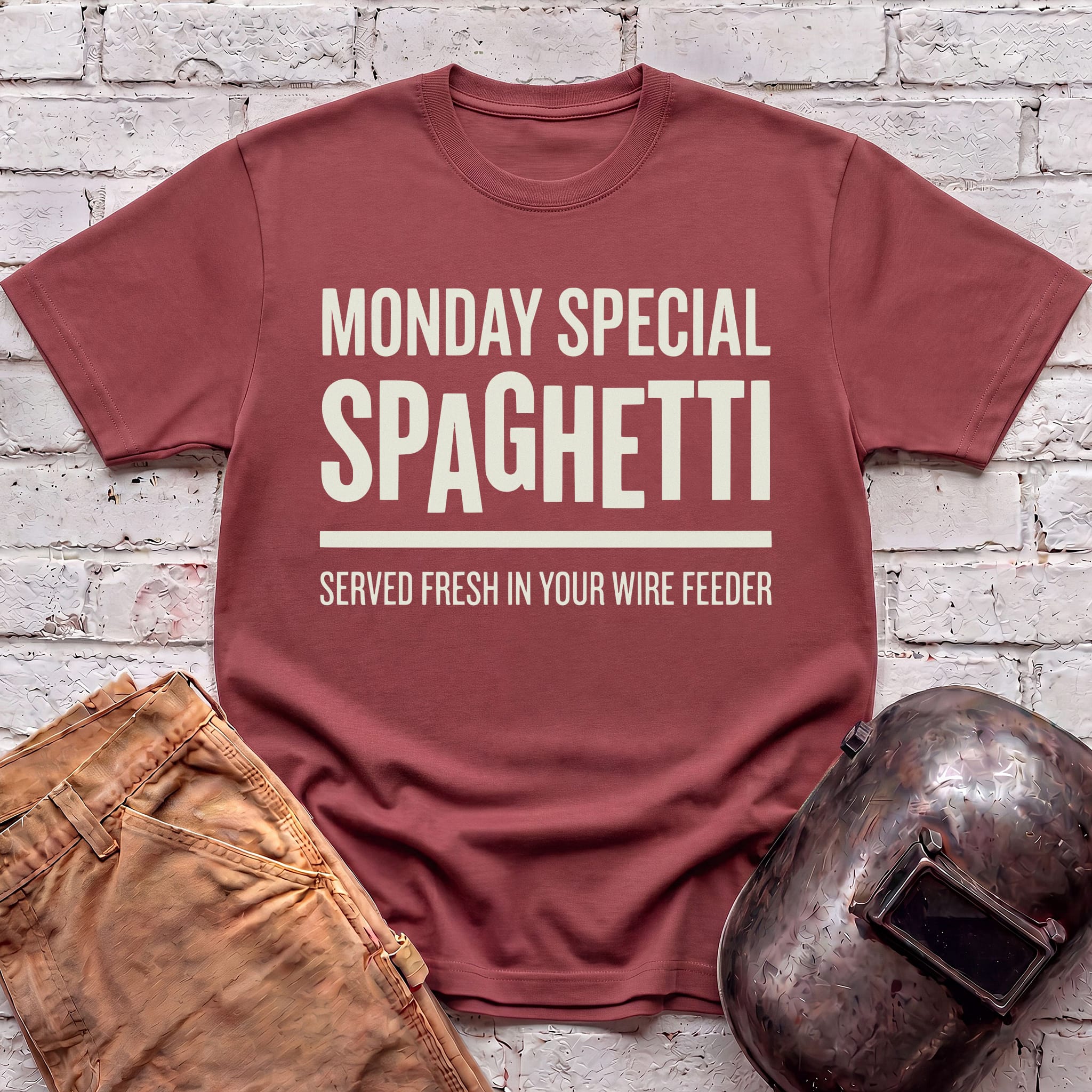 Monday special SPAGHETTI in your WIRE FEED T-shirt