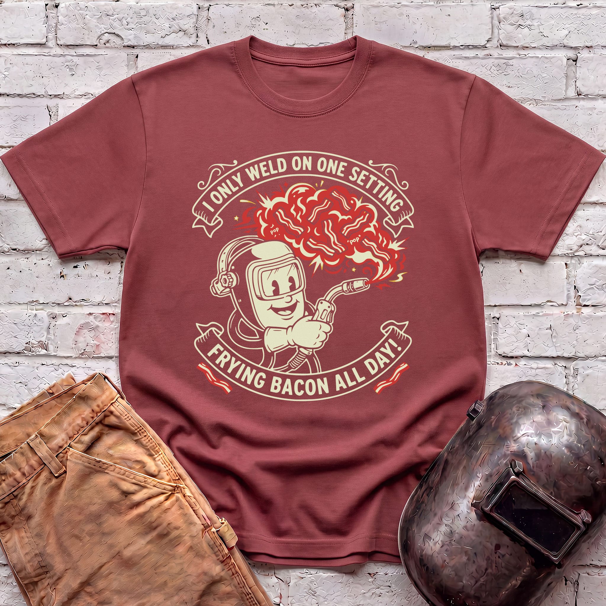 FRYING BACON ALL DAY T-shirt
