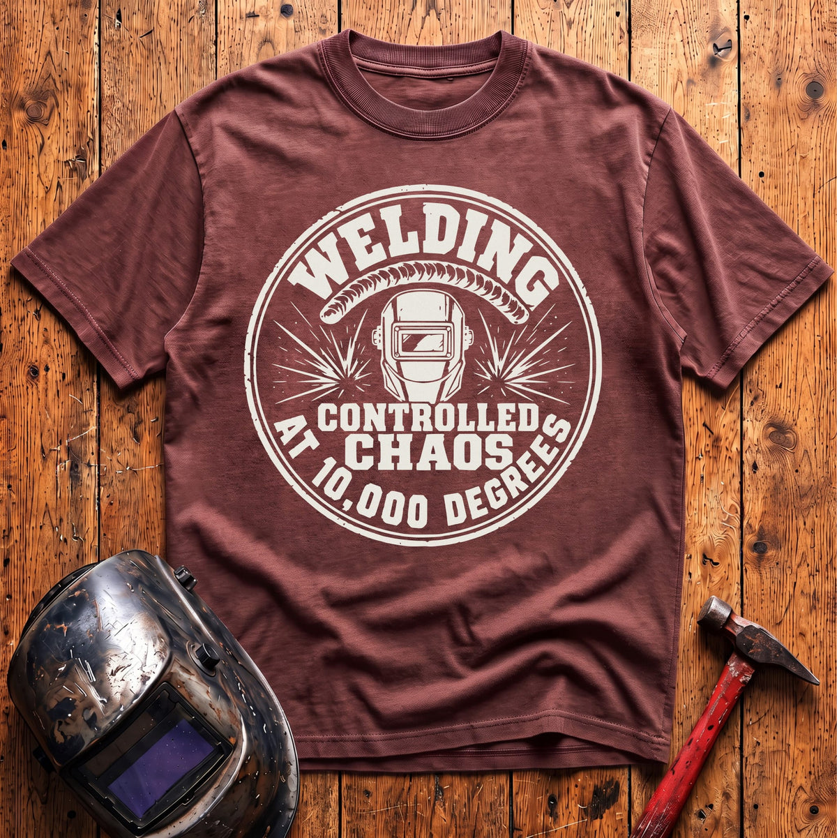 Controlled Chaos at 10'000 F T-shirt