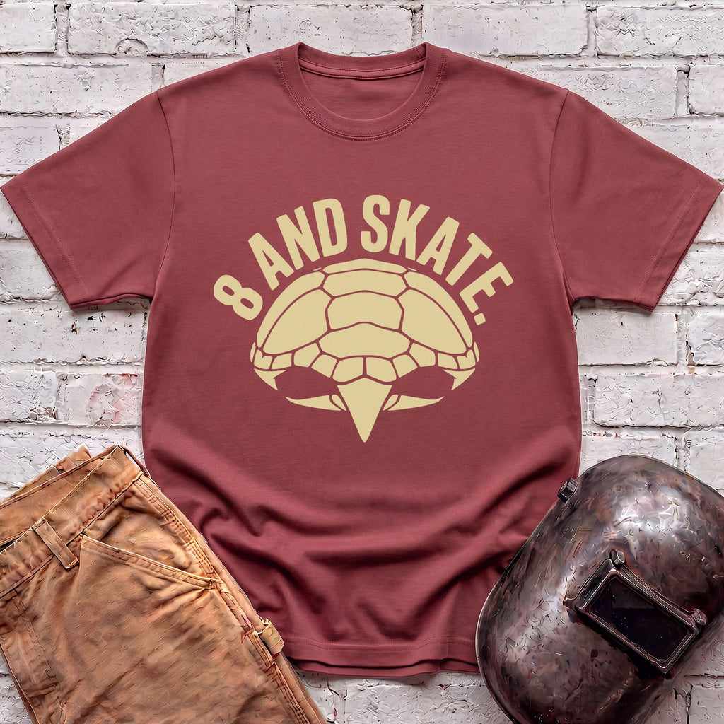 8 AND SKATE Turtle T-shirt