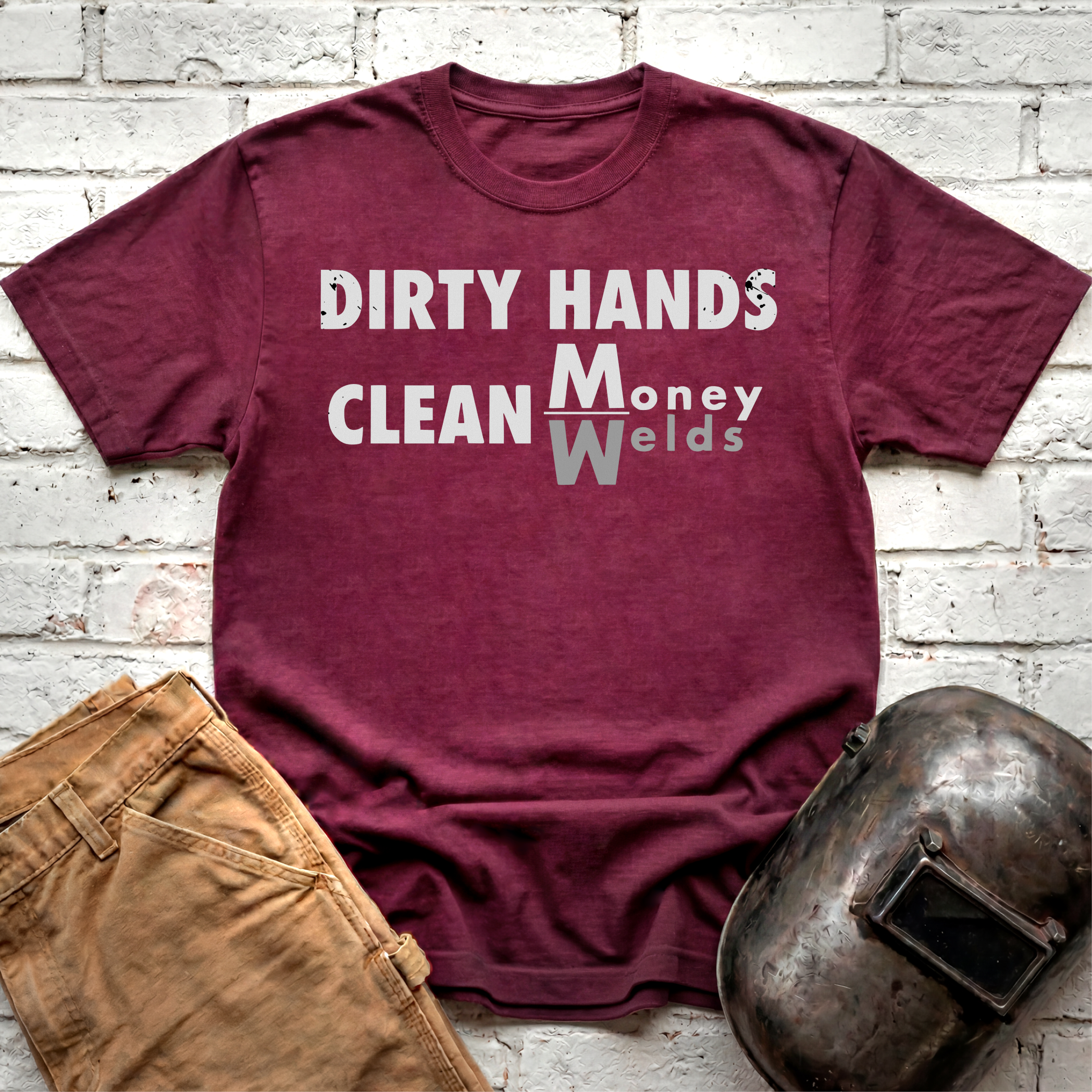 Dirty Hands Clean Money/Welds T-shirt