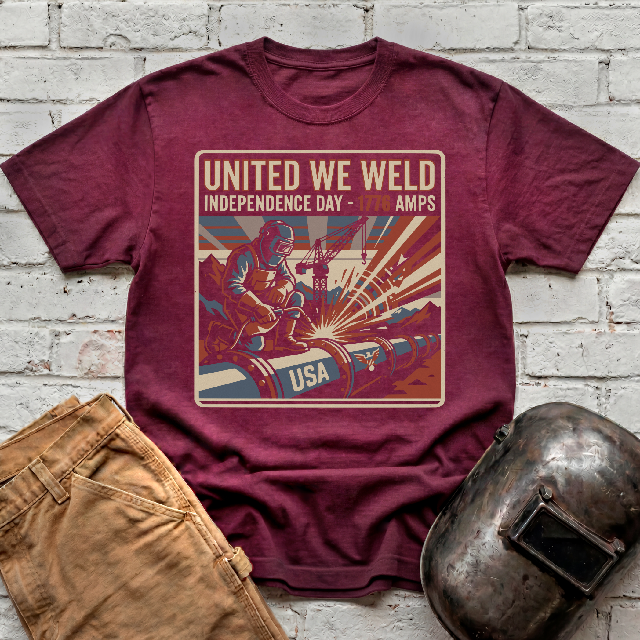 United We Weld 1776 T-shirt