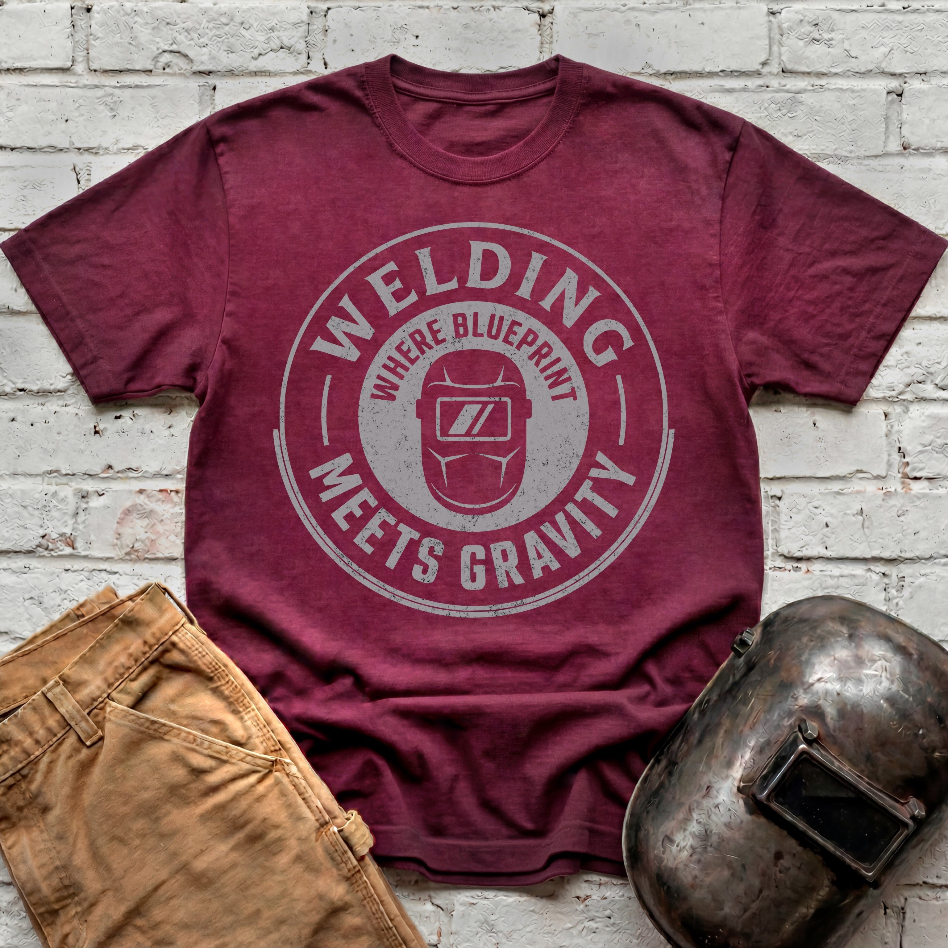 Where Blueprint Meets Gravity T-shirt