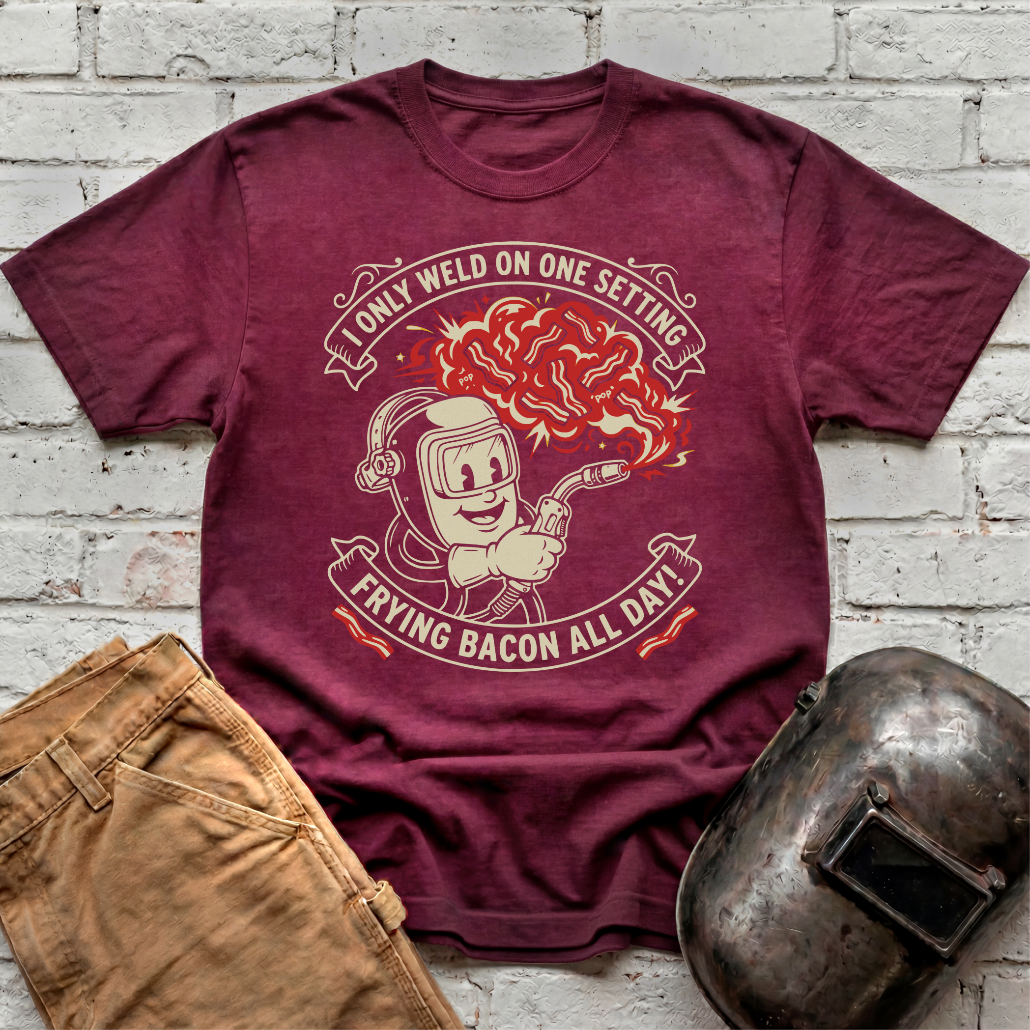 FRYING BACON ALL DAY T-shirt