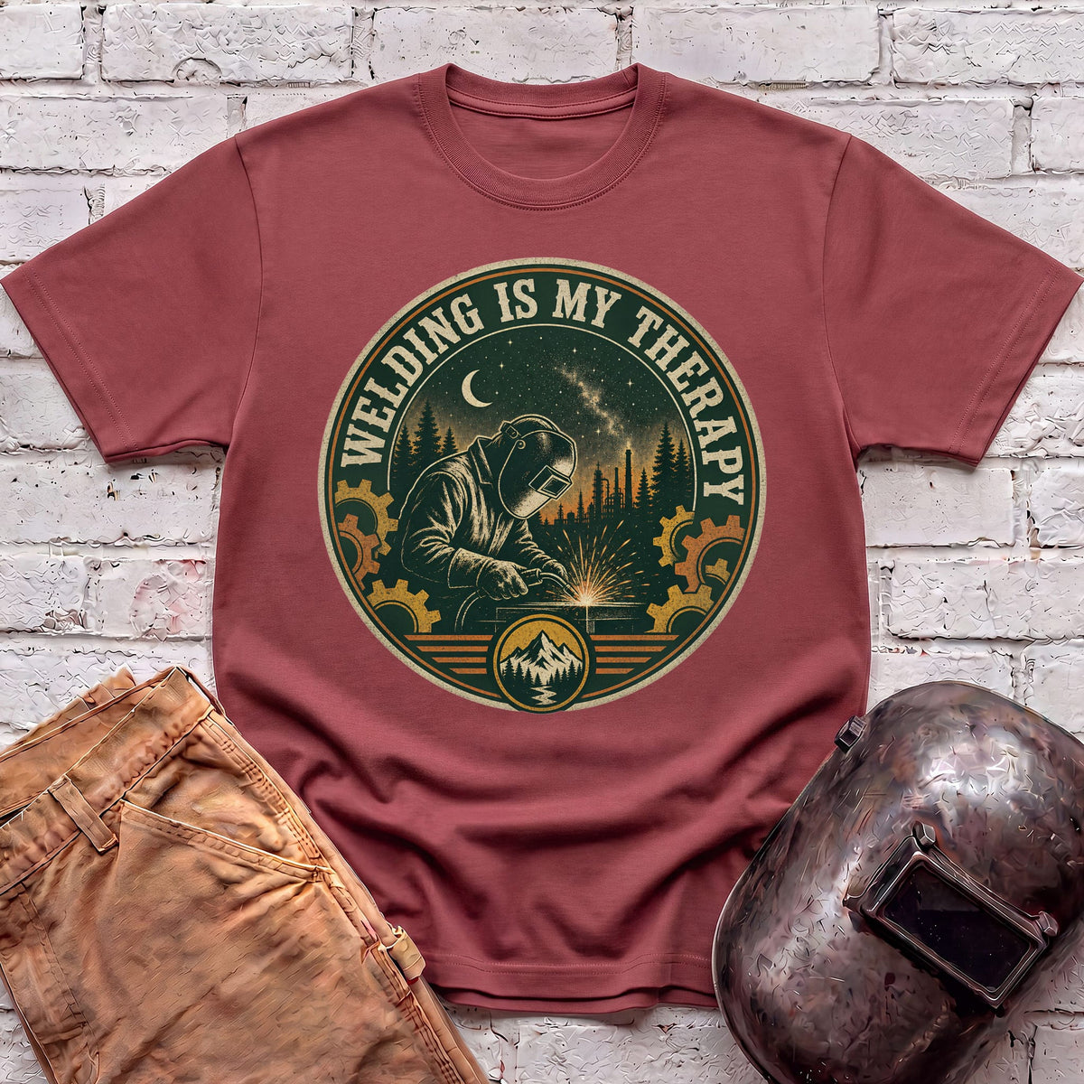 Welding Is My Therapy T-shirt