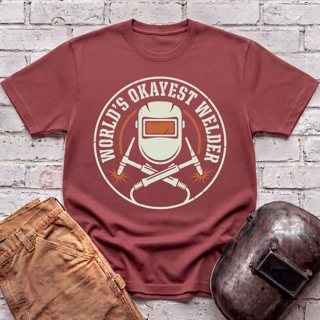 World's Okayest Welder T-shirt