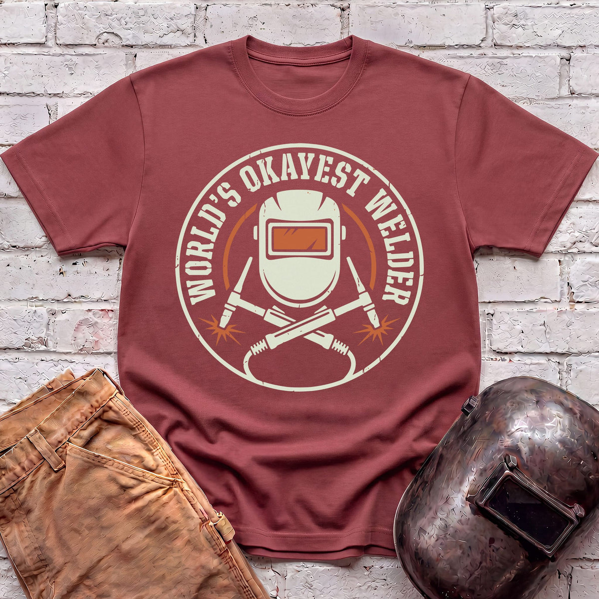 World's Okayest Welder T-shirt
