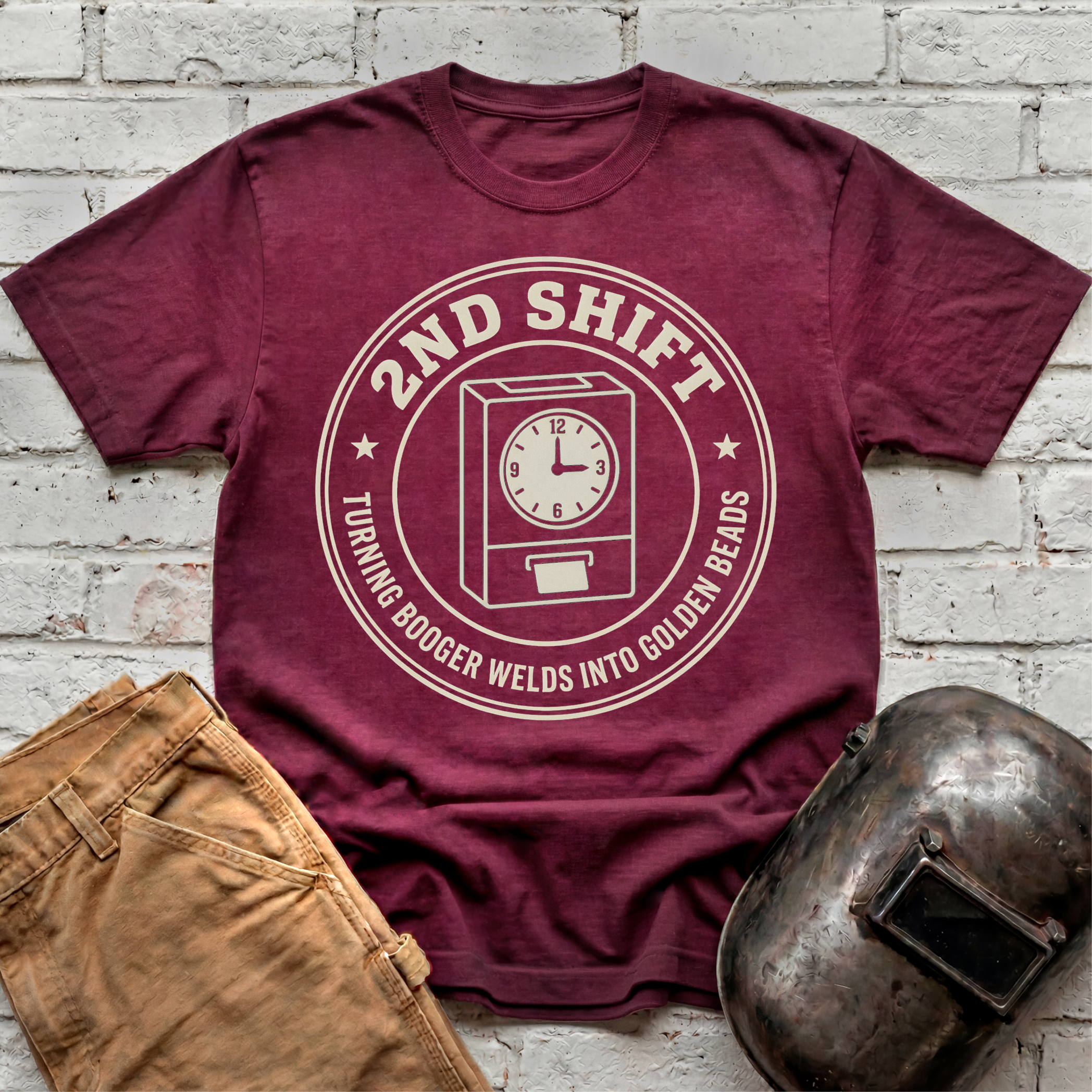 2nd shift clock T-shirt