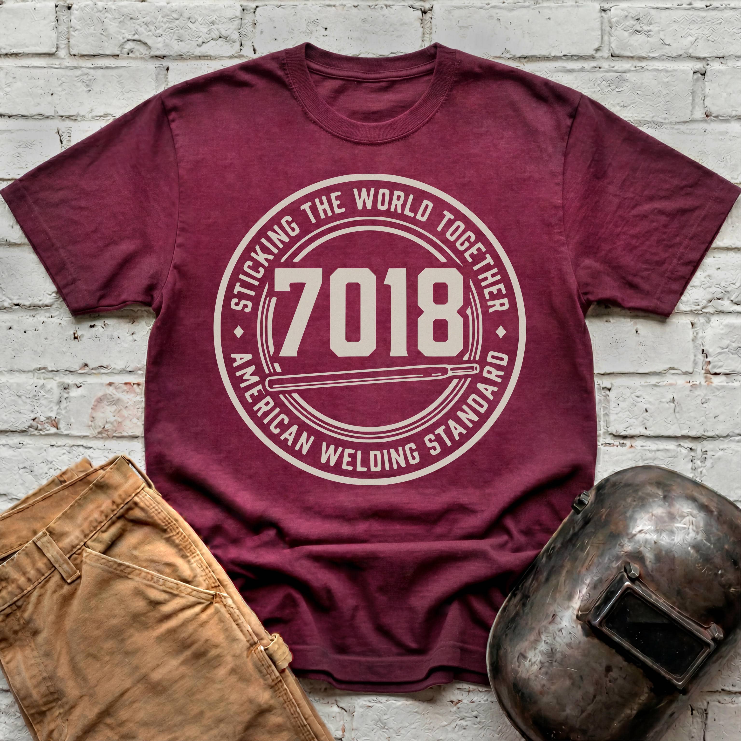 7018 Sticking The World Together T-shirt
