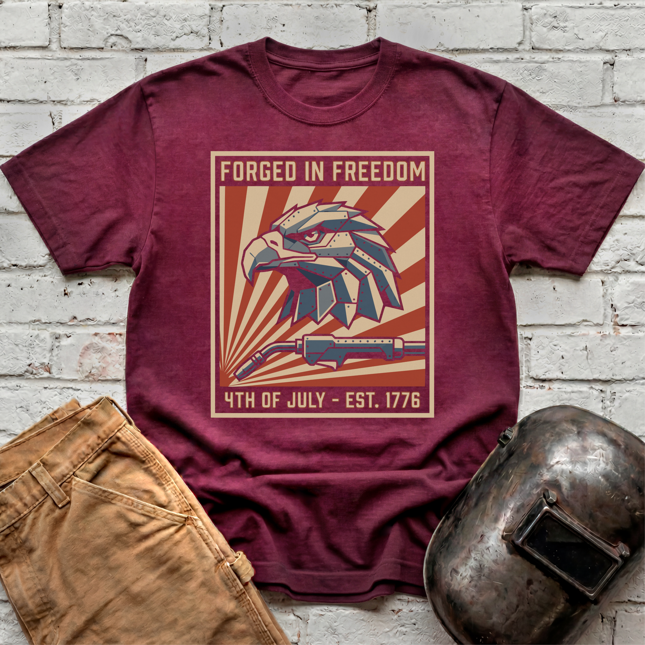 Forged in Freedom Eagle MIG T-shirt