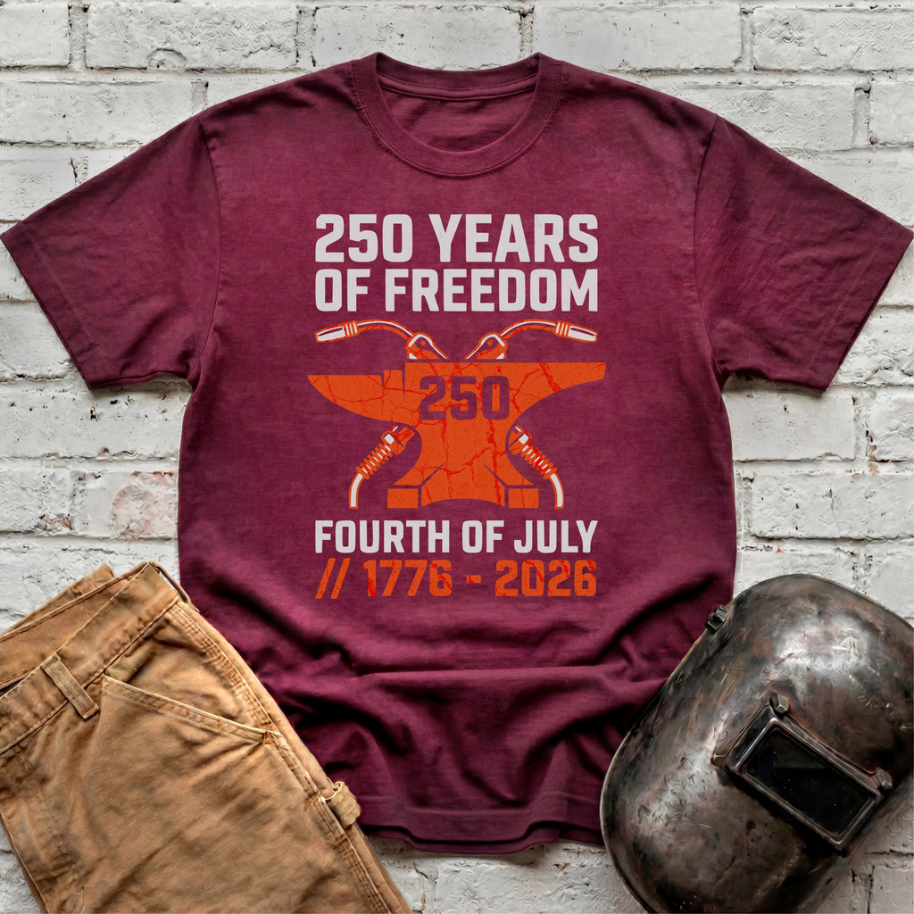 250 Years of Freedom Anvil T-shirt
