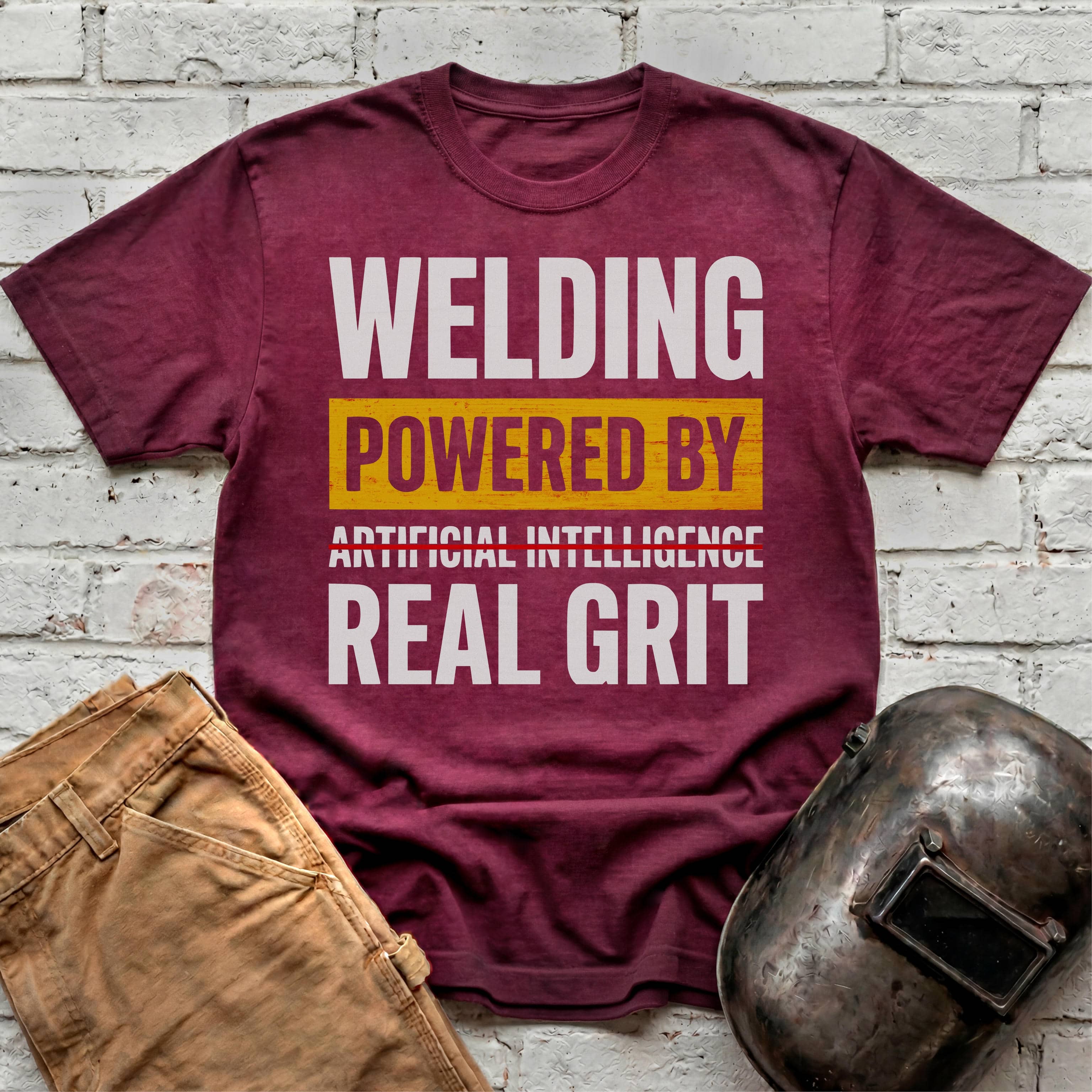 Welding Powered by Real Grit T-shirt