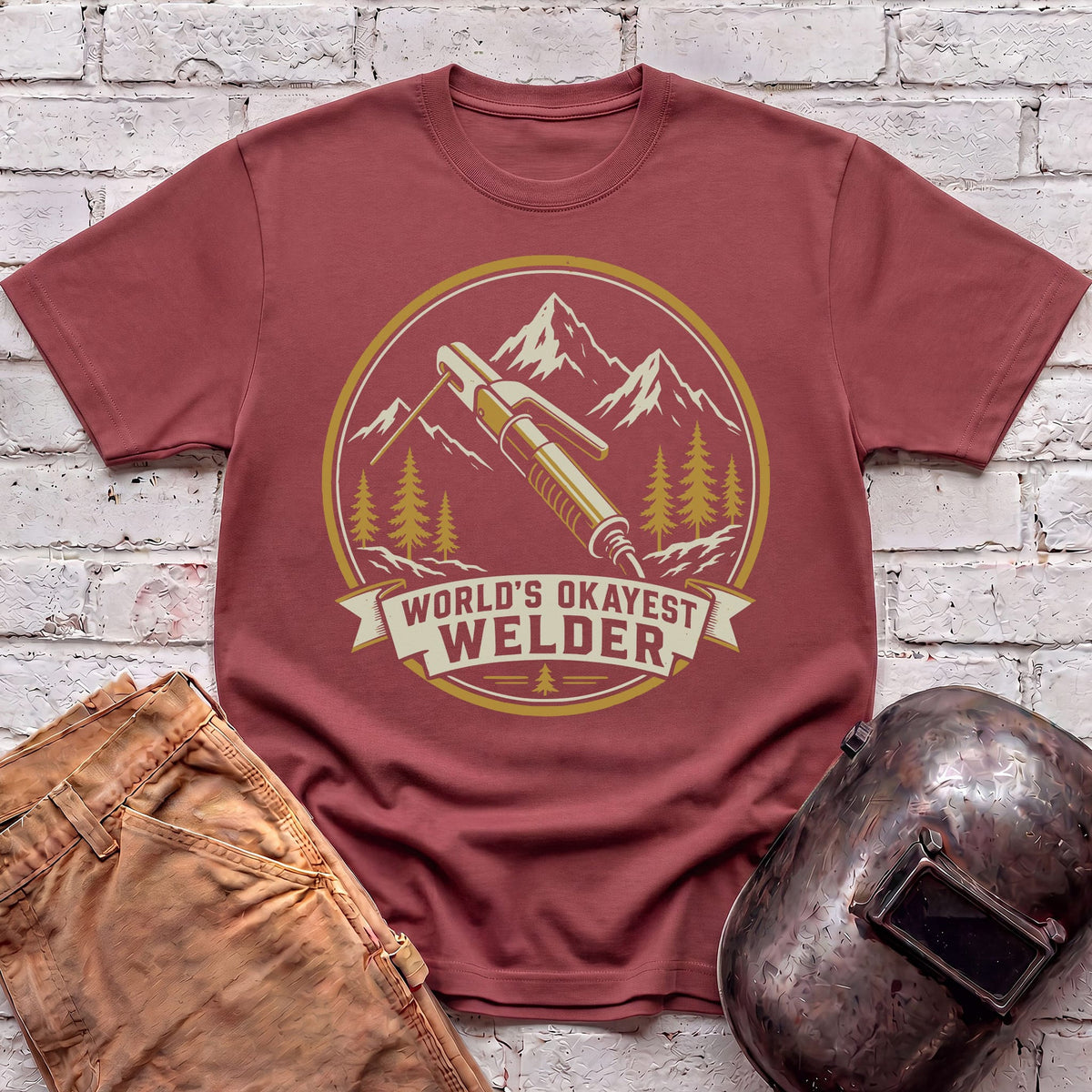 World's Okayest Welder T-shirt