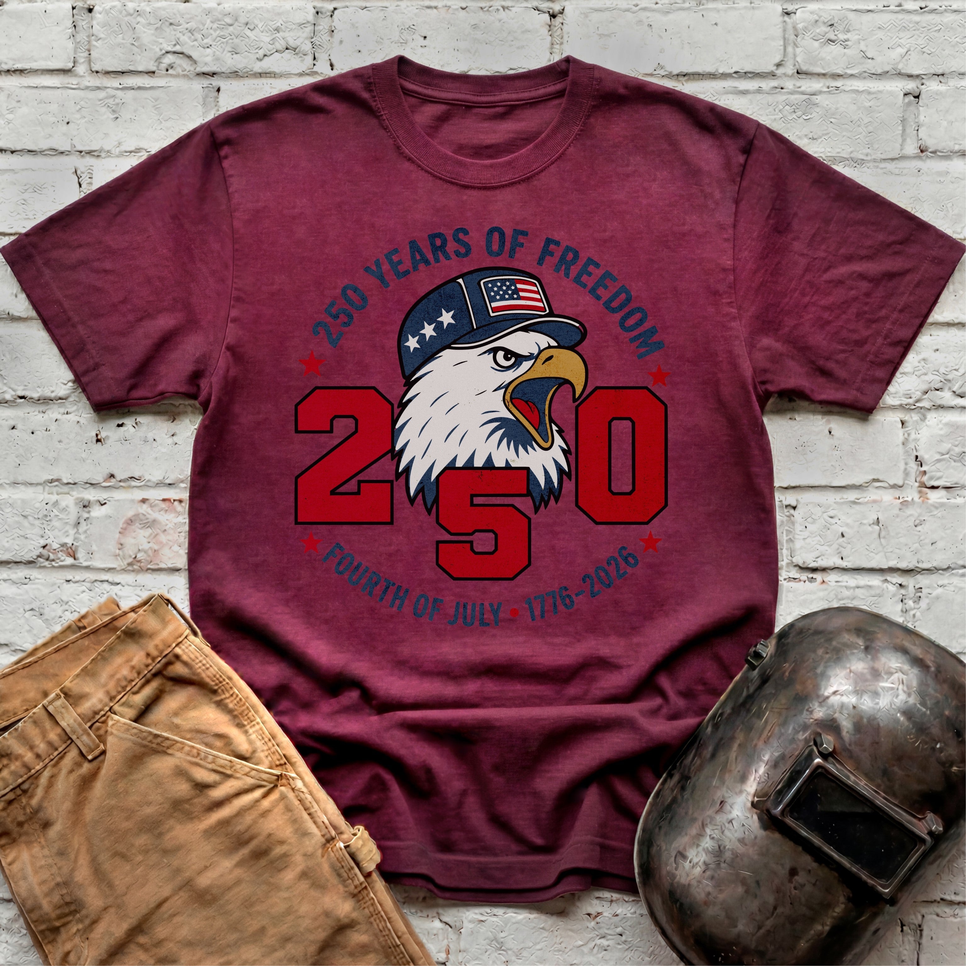 250 Years Of Freedom Eagle T-shirt
