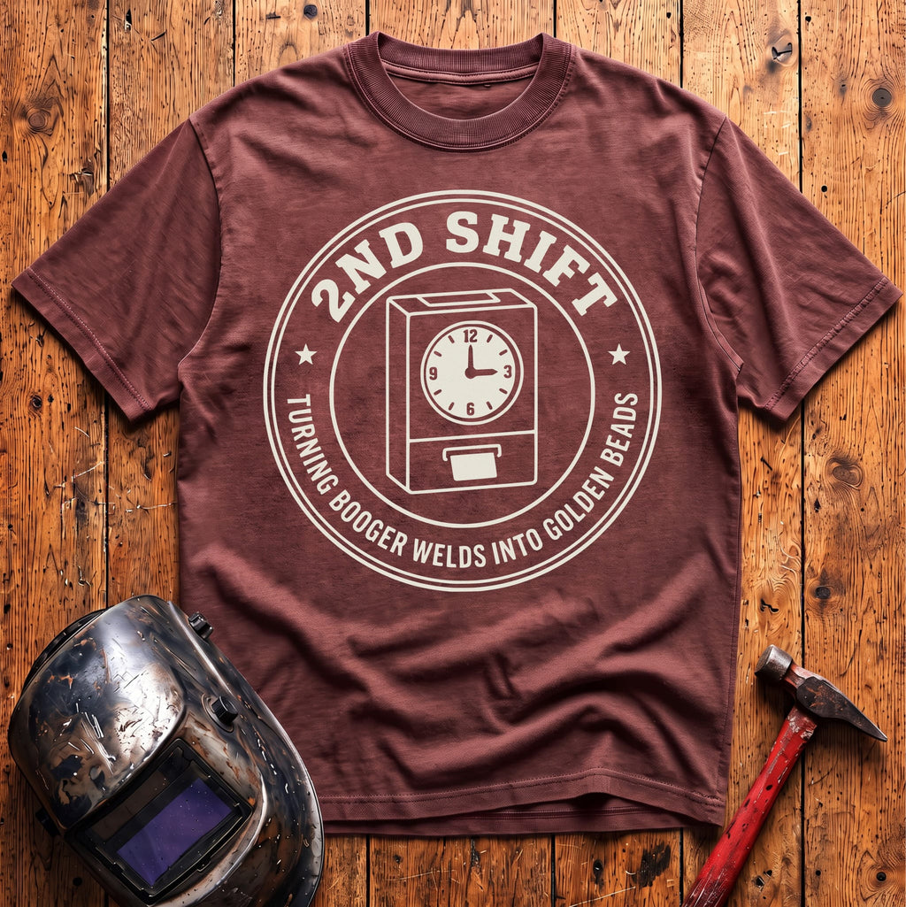 2nd shift clock T-shirt