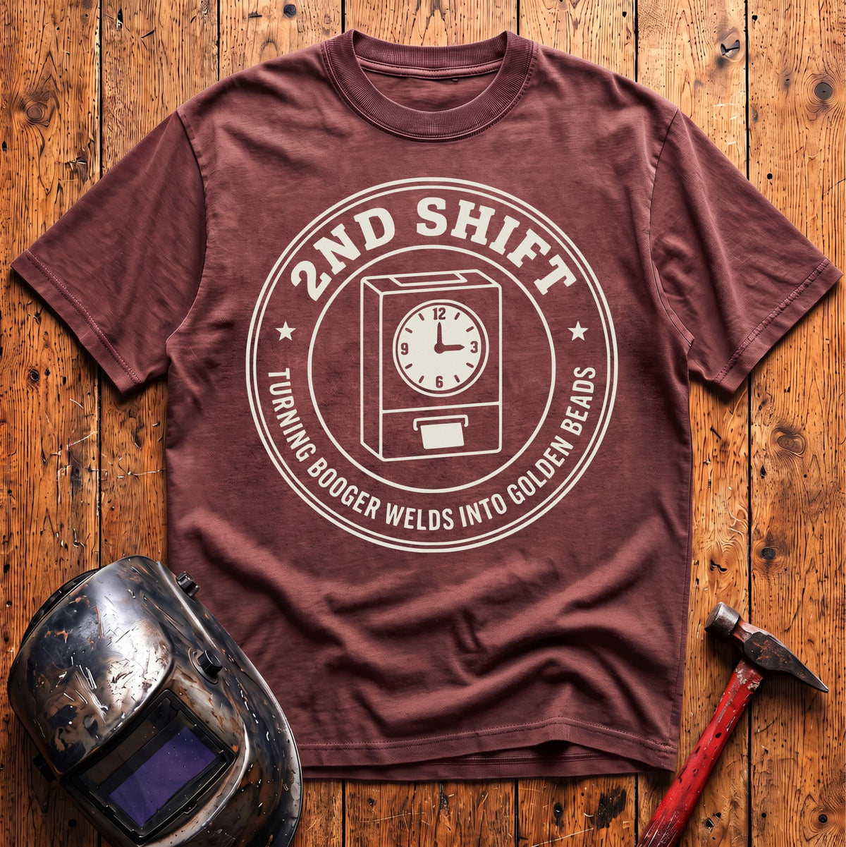 2nd shift clock T-shirt
