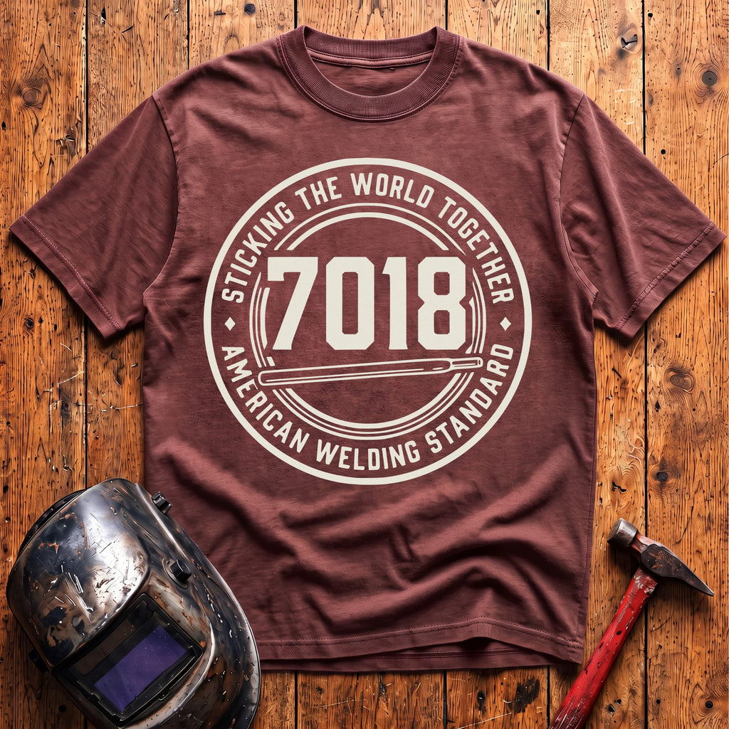 7018 Sticking The World Together T-shirt