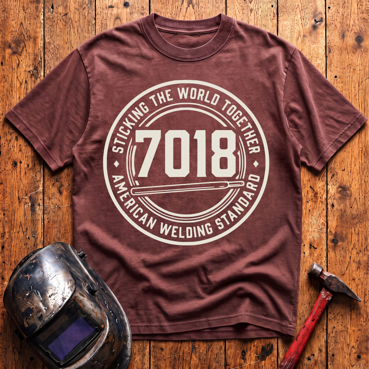 7018 Sticking The World Together T-shirt