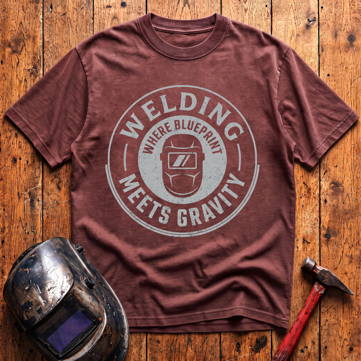 Where Blueprint Meets Gravity T-shirt