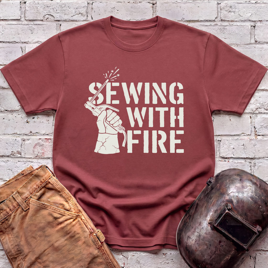 Sewing with Fire T-shirt