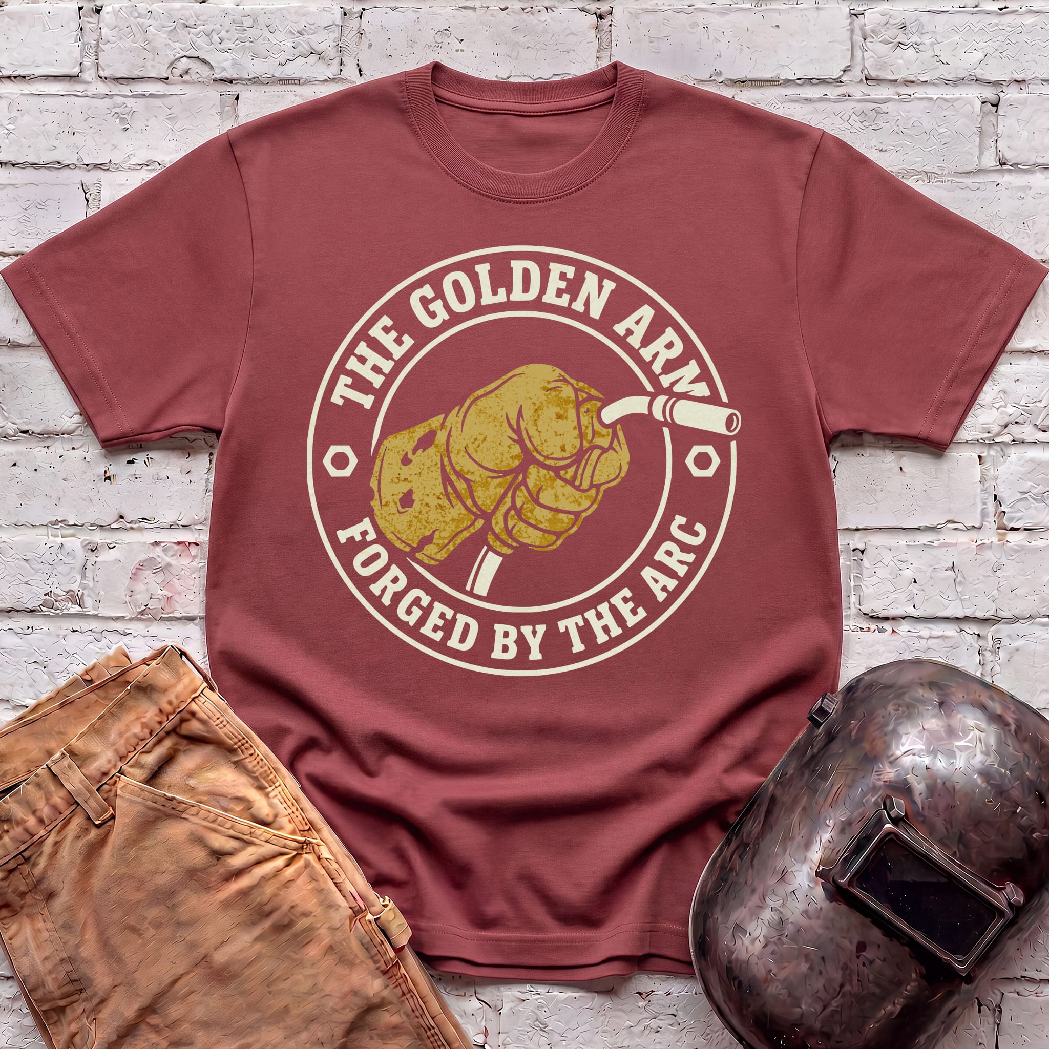 GOLDEN ARM badge MIG T-shirt