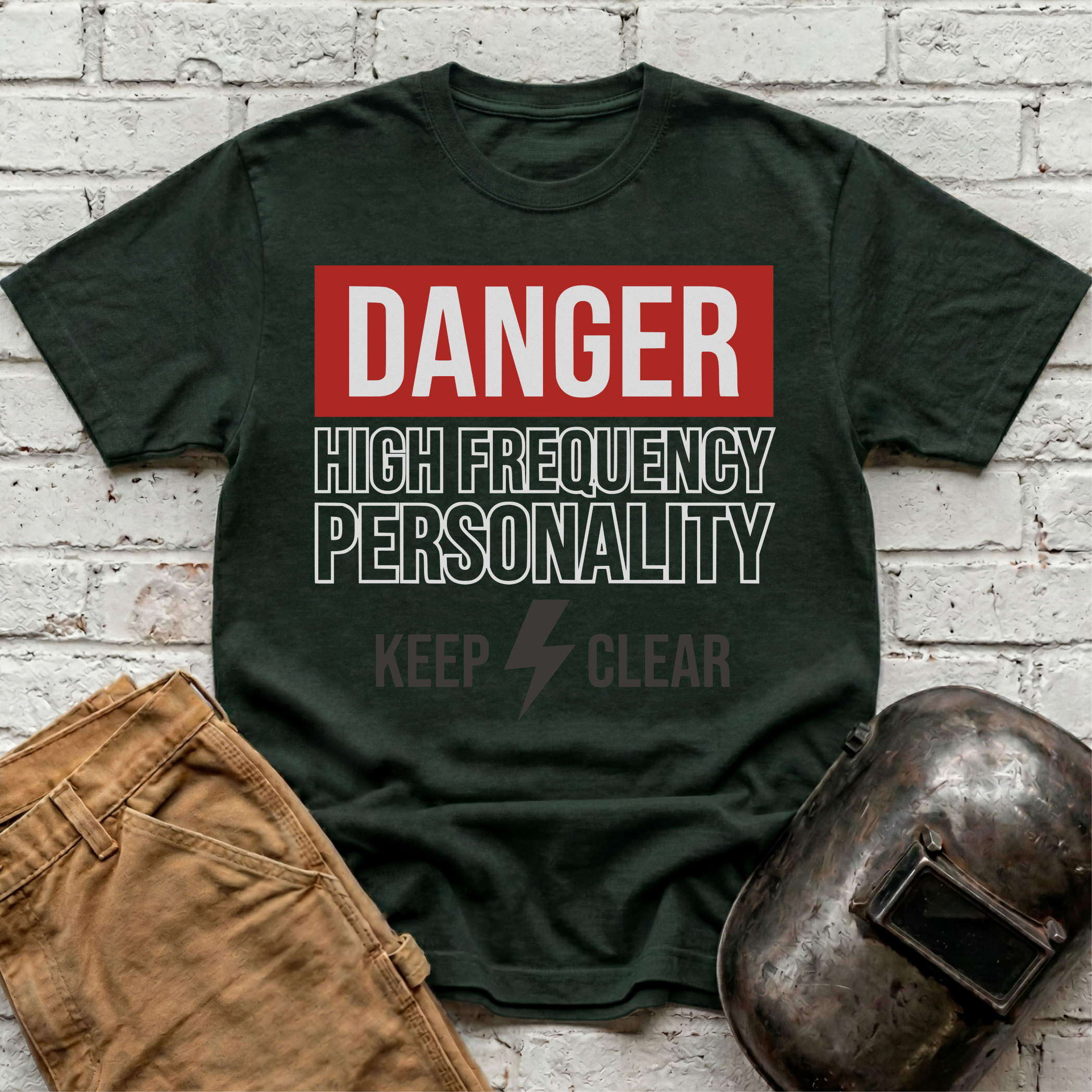 HIGH FREQUENCY PERSONALITY Danger T-shirt