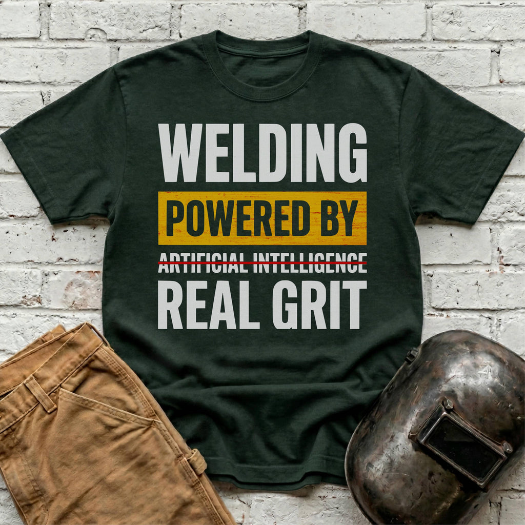 Welding Powered by Real Grit T-shirt