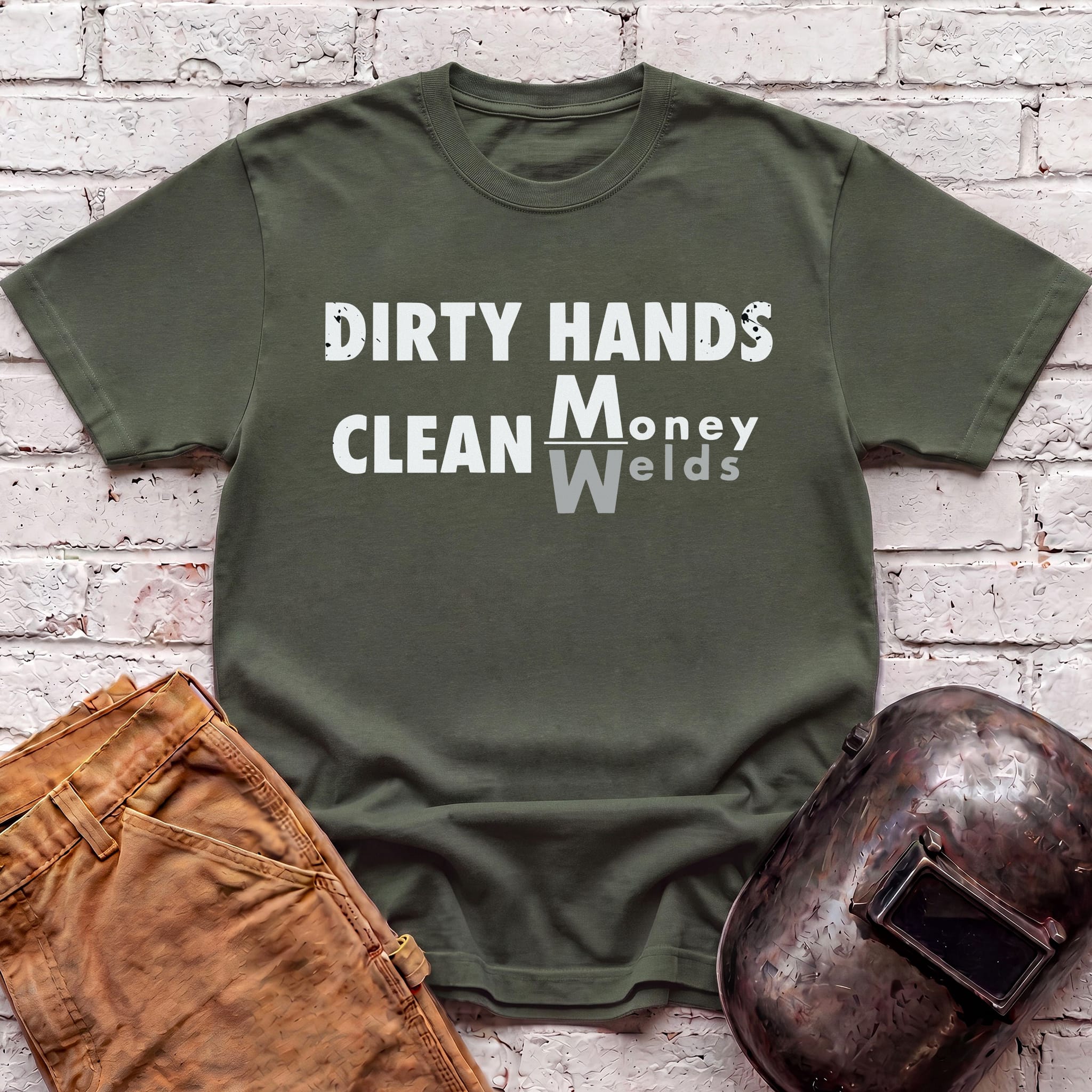 Dirty Hands Clean Money/Welds T-shirt