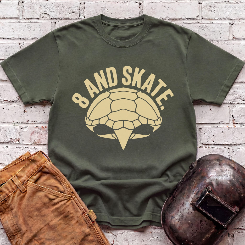 8 AND SKATE Turtle T-shirt