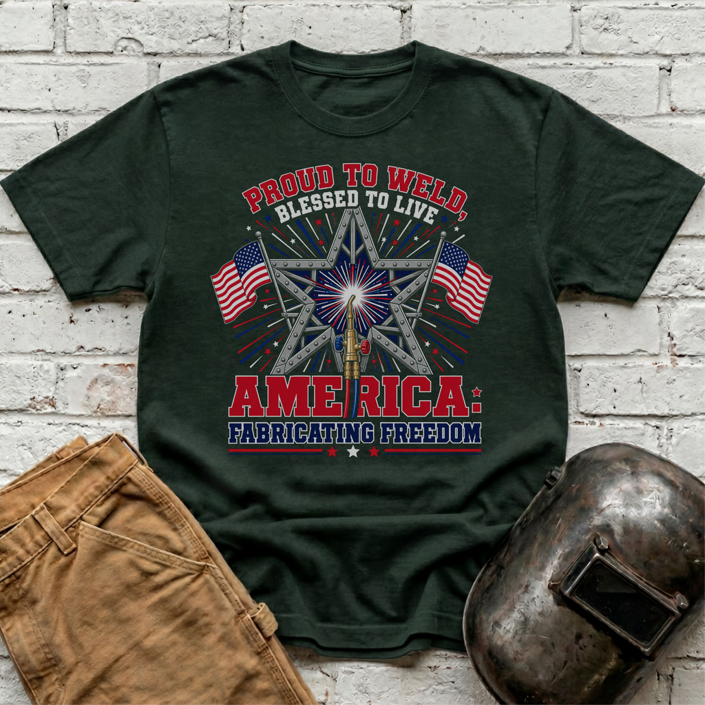 Proud To Weld America T-shirt