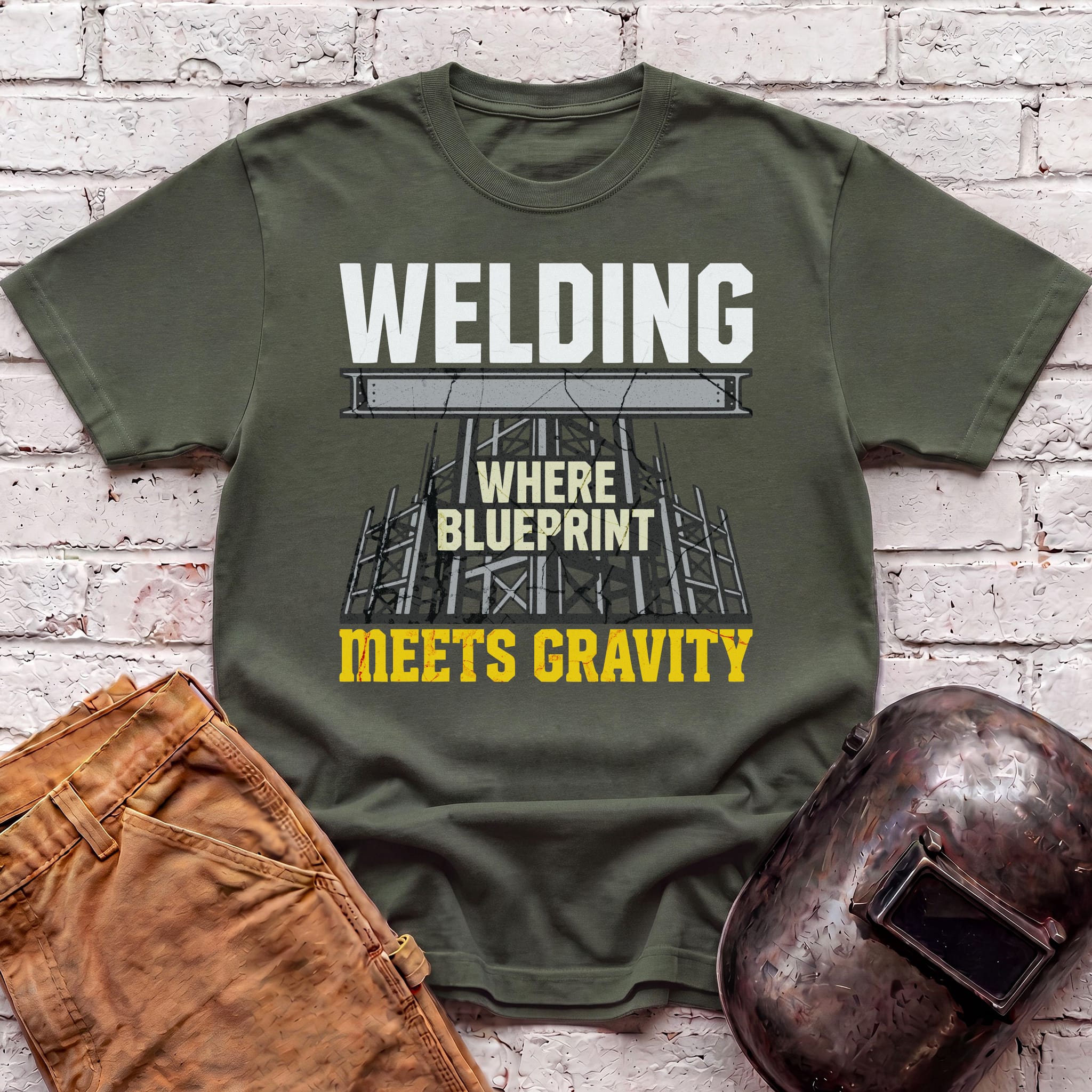 Where Blueprint Meets Gravity T-shirt