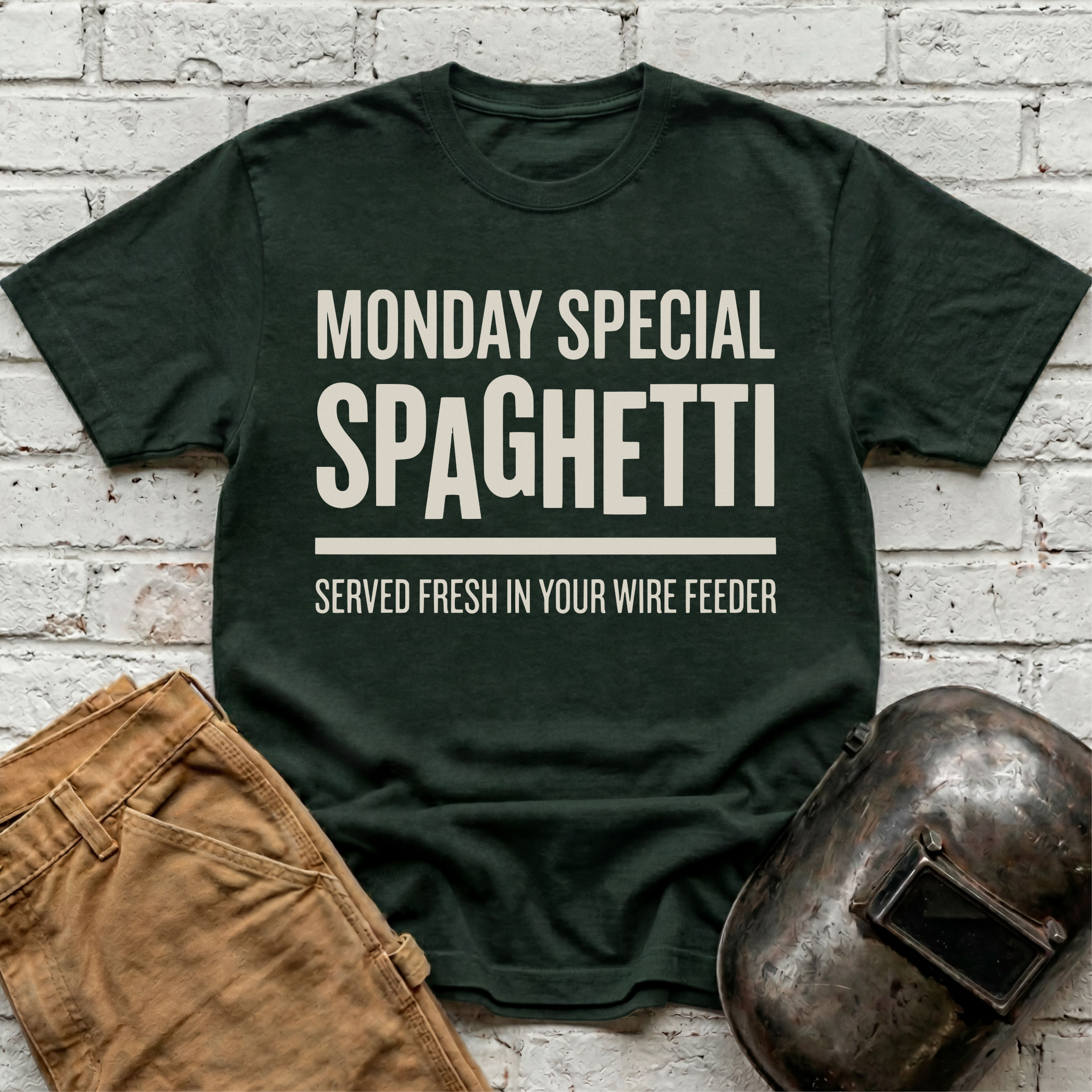 Monday special SPAGHETTI in your WIRE FEED T-shirt