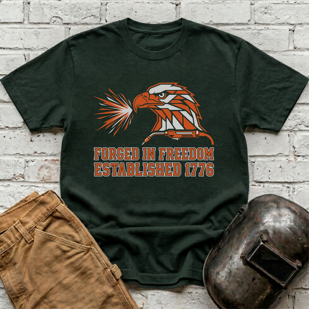 Forged in Freedom, Est. 1776 T-shirt