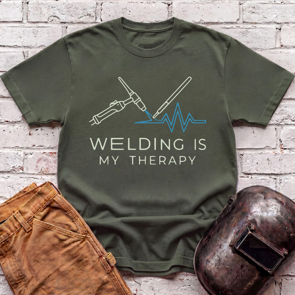 Welding Is My Therapy T-shirt
