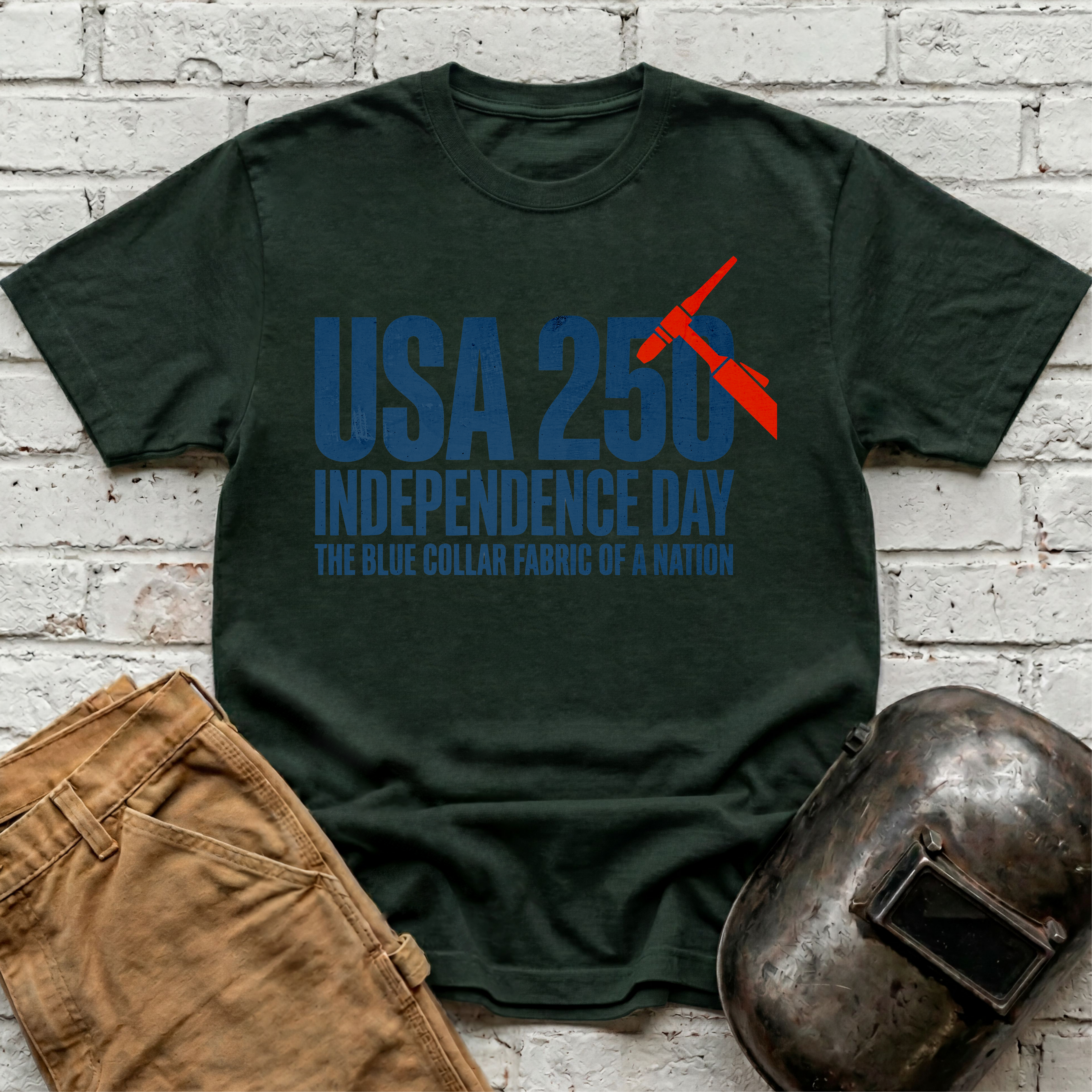 USA 250 Blue Collar T-shirt