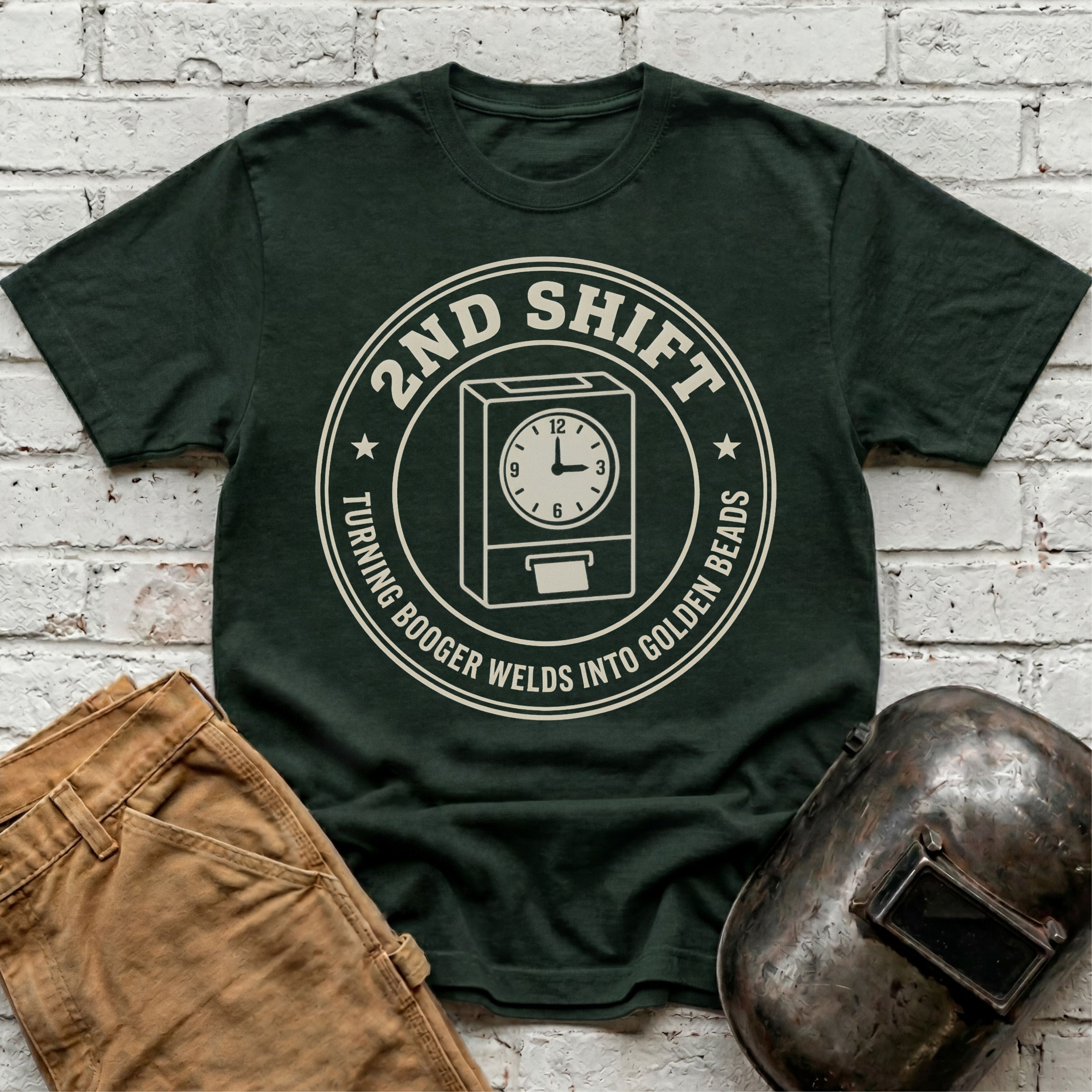 2nd shift clock T-shirt