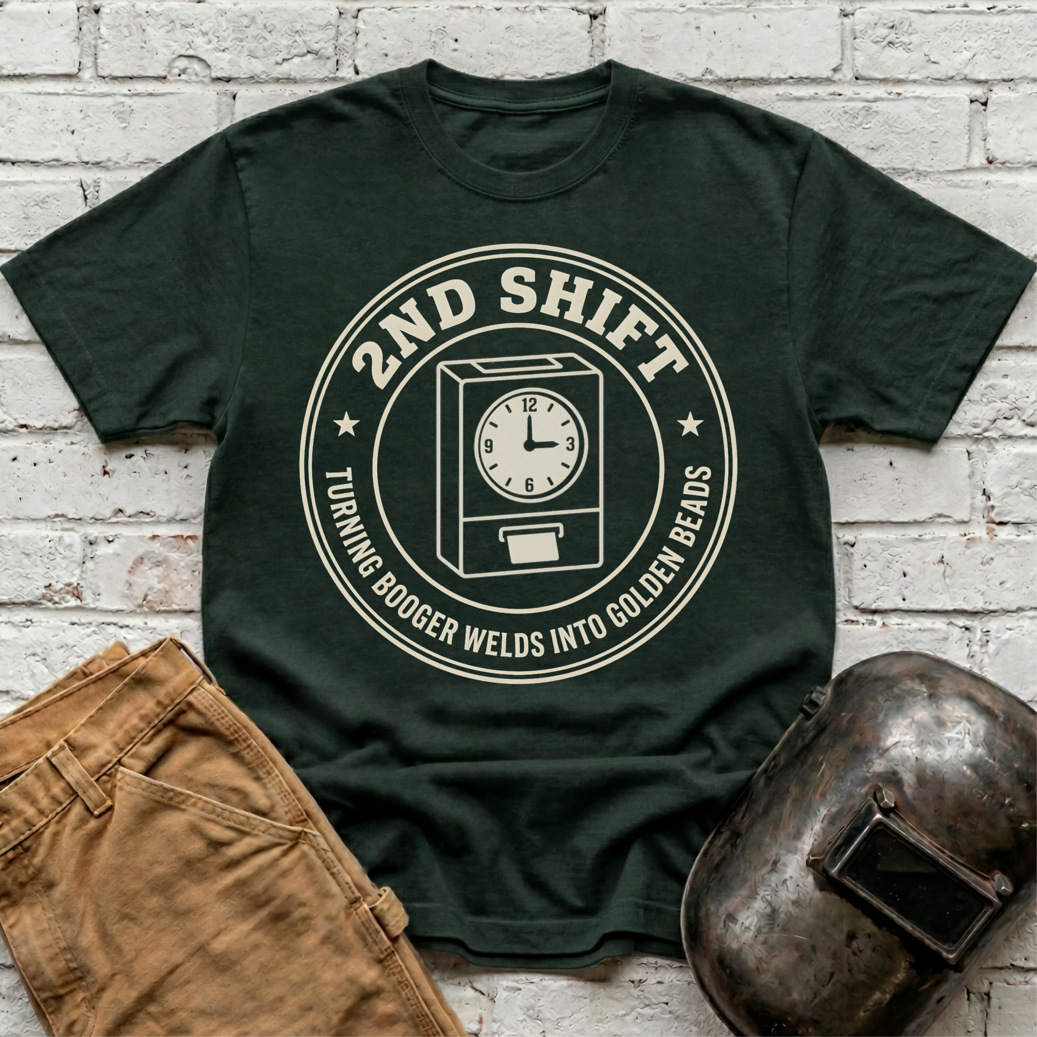 2nd shift clock T-shirt