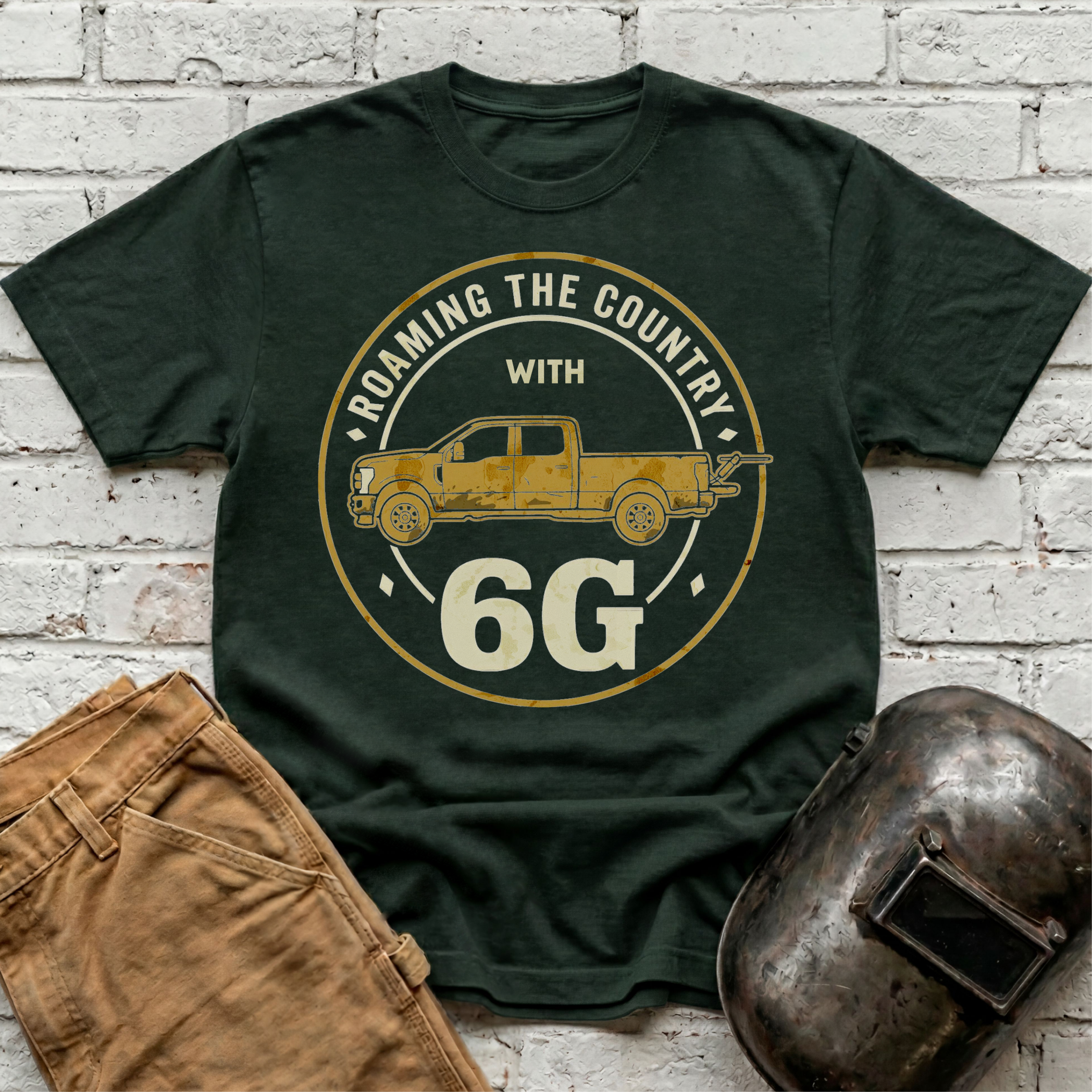 Roaming the country with 6G T-shirt