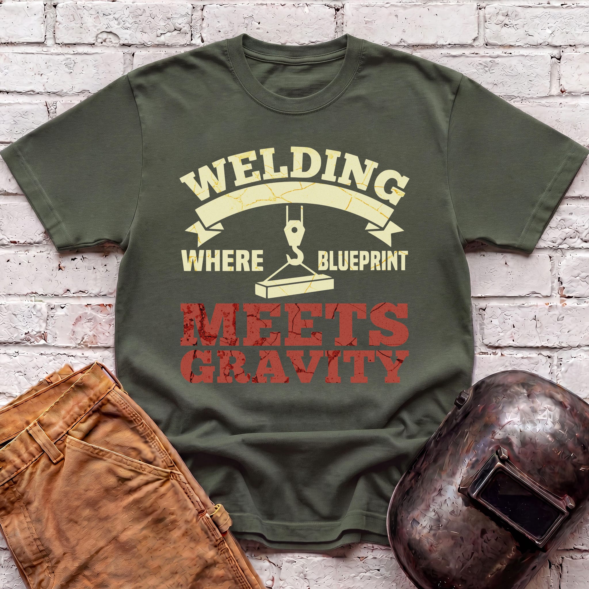 Where Blueprint Meets Gravity T-shirt