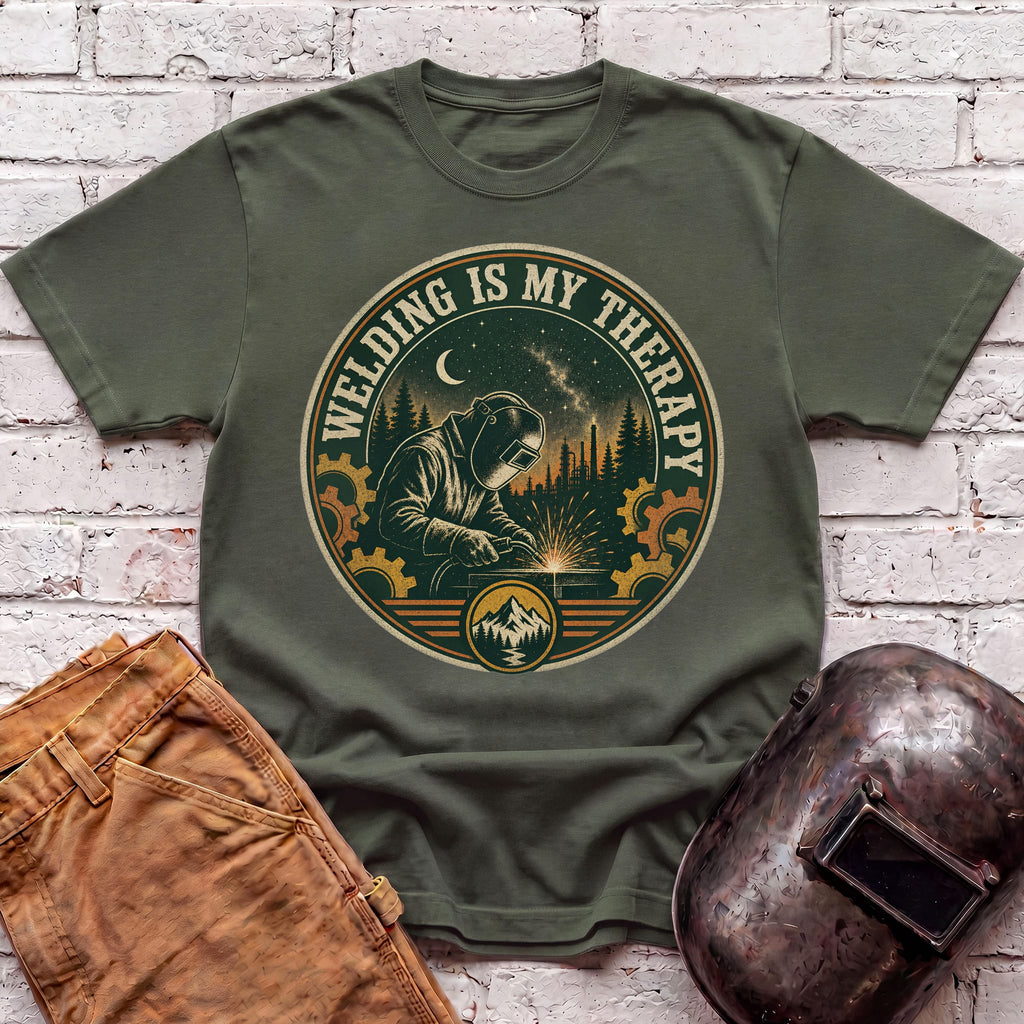 Welding Is My Therapy T-shirt