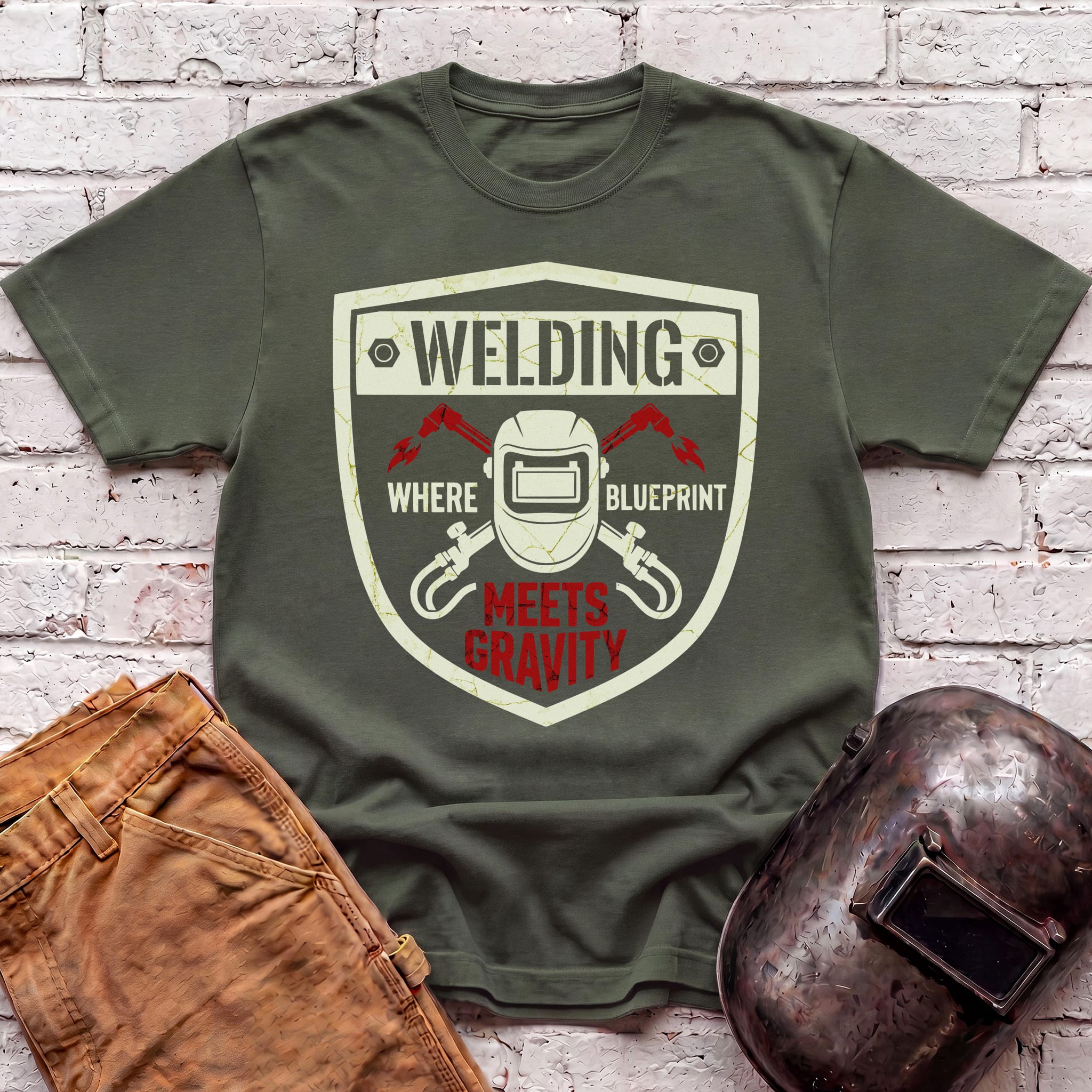 Where Blueprint Meets Gravity T-shirt